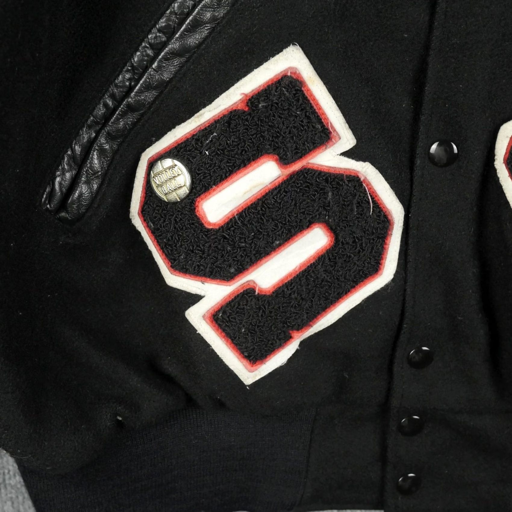 Holloway VINTAGE Holloway Varsity Jacket Womens L Shawnee Volleyball Cheerleader 90s Size L / US 10 / IT 46 - 4 Thumbnail