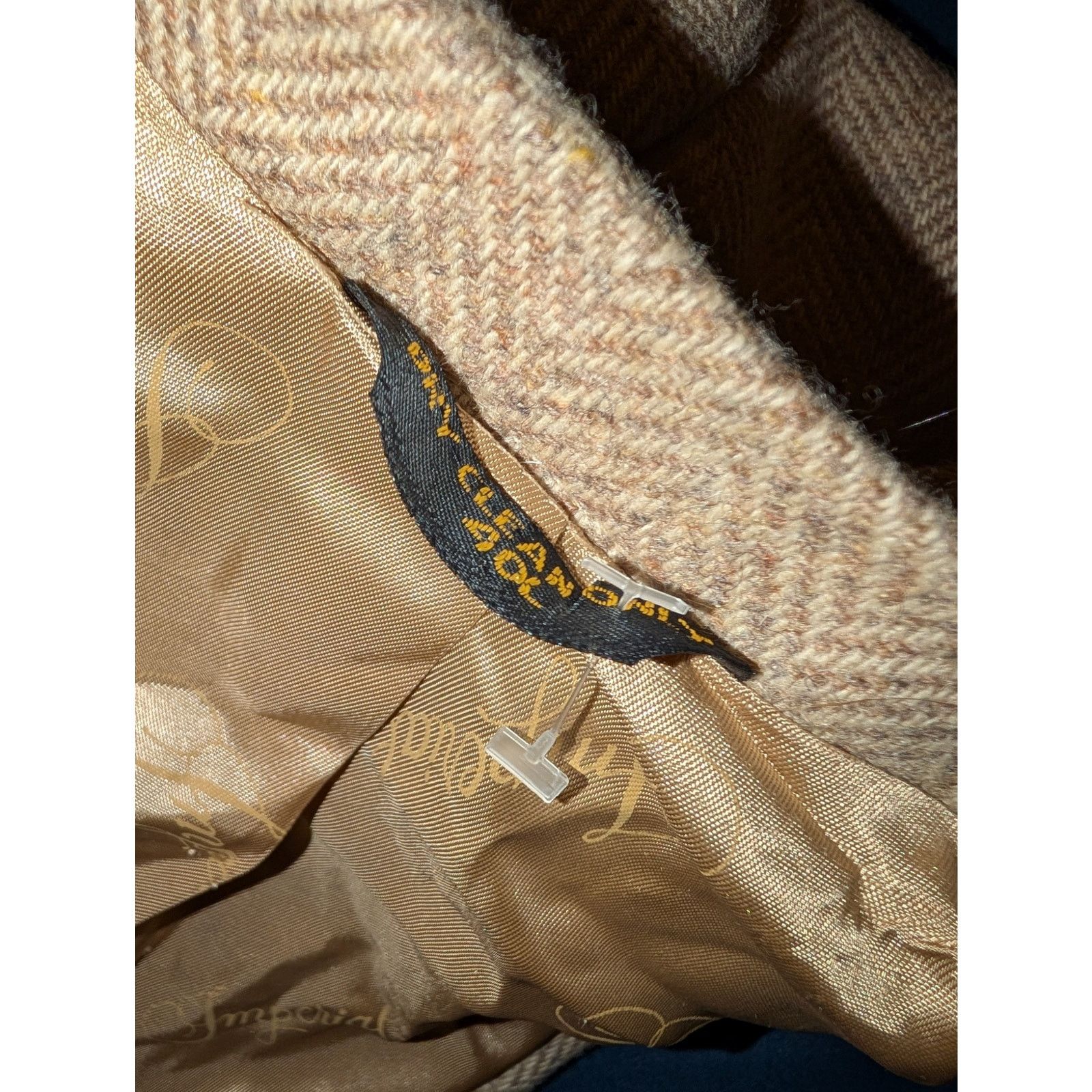 Haggar Vintage Haggar Imperial Wool Tweed Herringbone Blazer 40L Size 40L - 6 Thumbnail