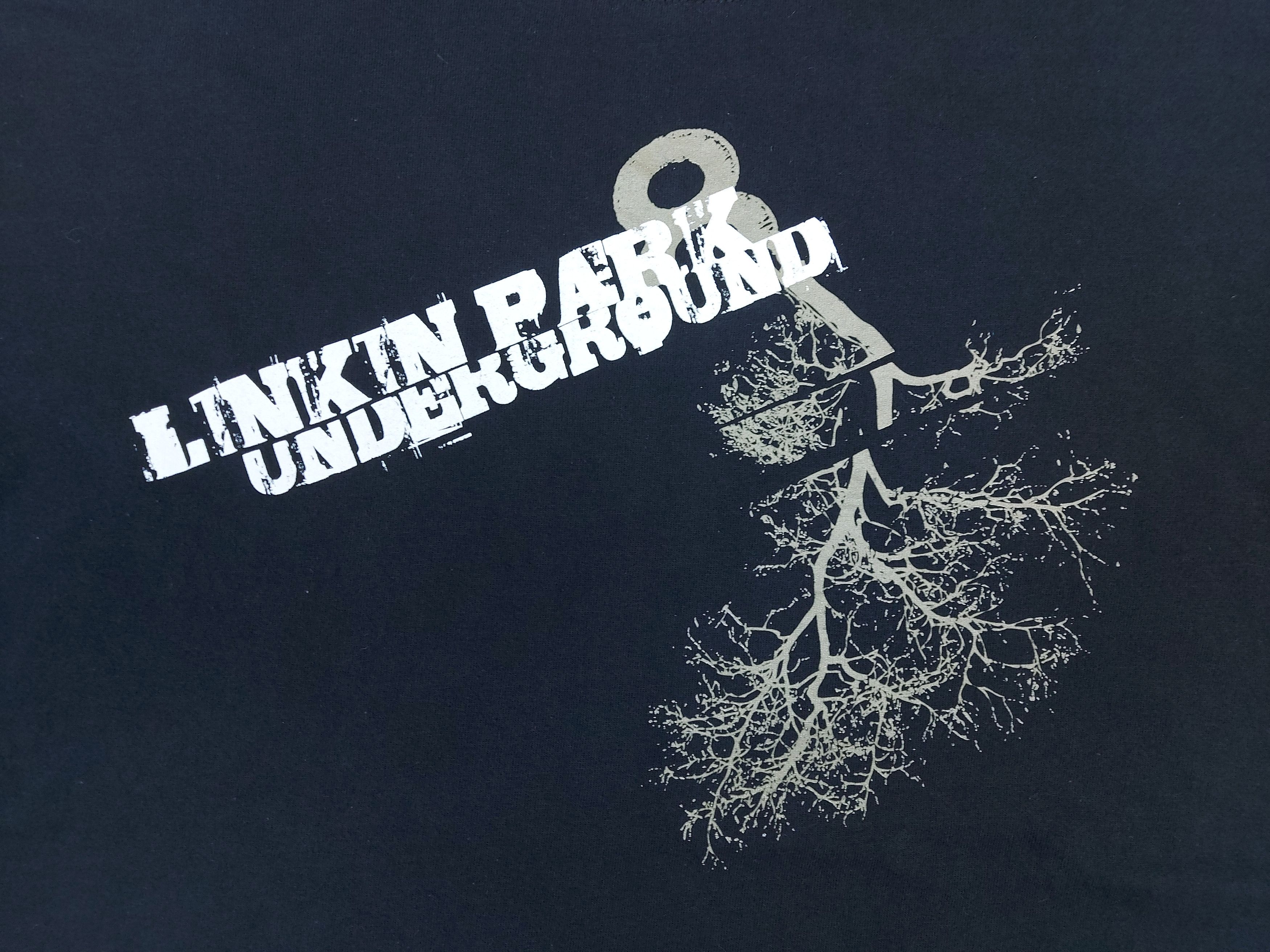 Band Tees × Vintage Vintage Y2K Linkin Park Band Merch Underground TEE Size US XL / EU 56 / 4 - 2 Thumbnail