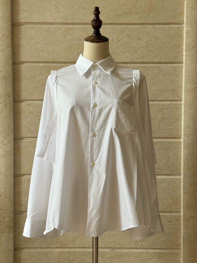 Comme des Garcons Comme Des Garcons The main line deconstructs the white shi Size S / US 4 / IT 40 - 1 Thumbnail