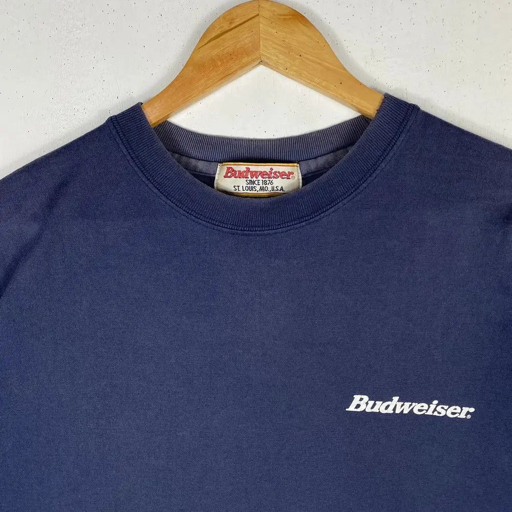 Budweiser Vintage 90's BUDWEISER Hawaiian Sunset Graphic Sunfaded Tee Size US L / EU 52-54 / 3 - 7 Thumbnail