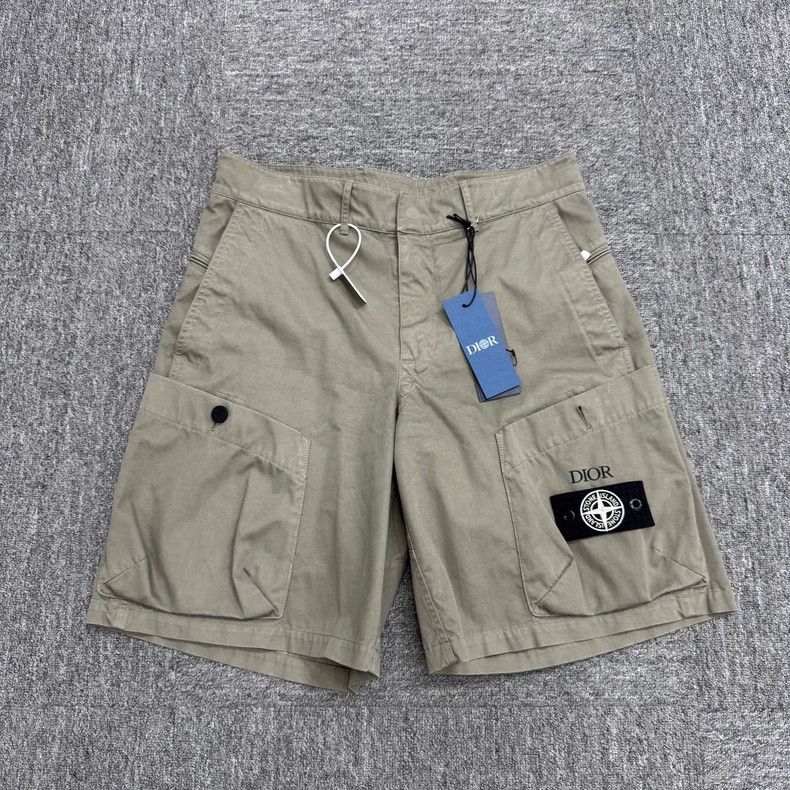 Dior Dior Stone Island Logo Shorts Size US 34 / EU 50 - 1 Thumbnail