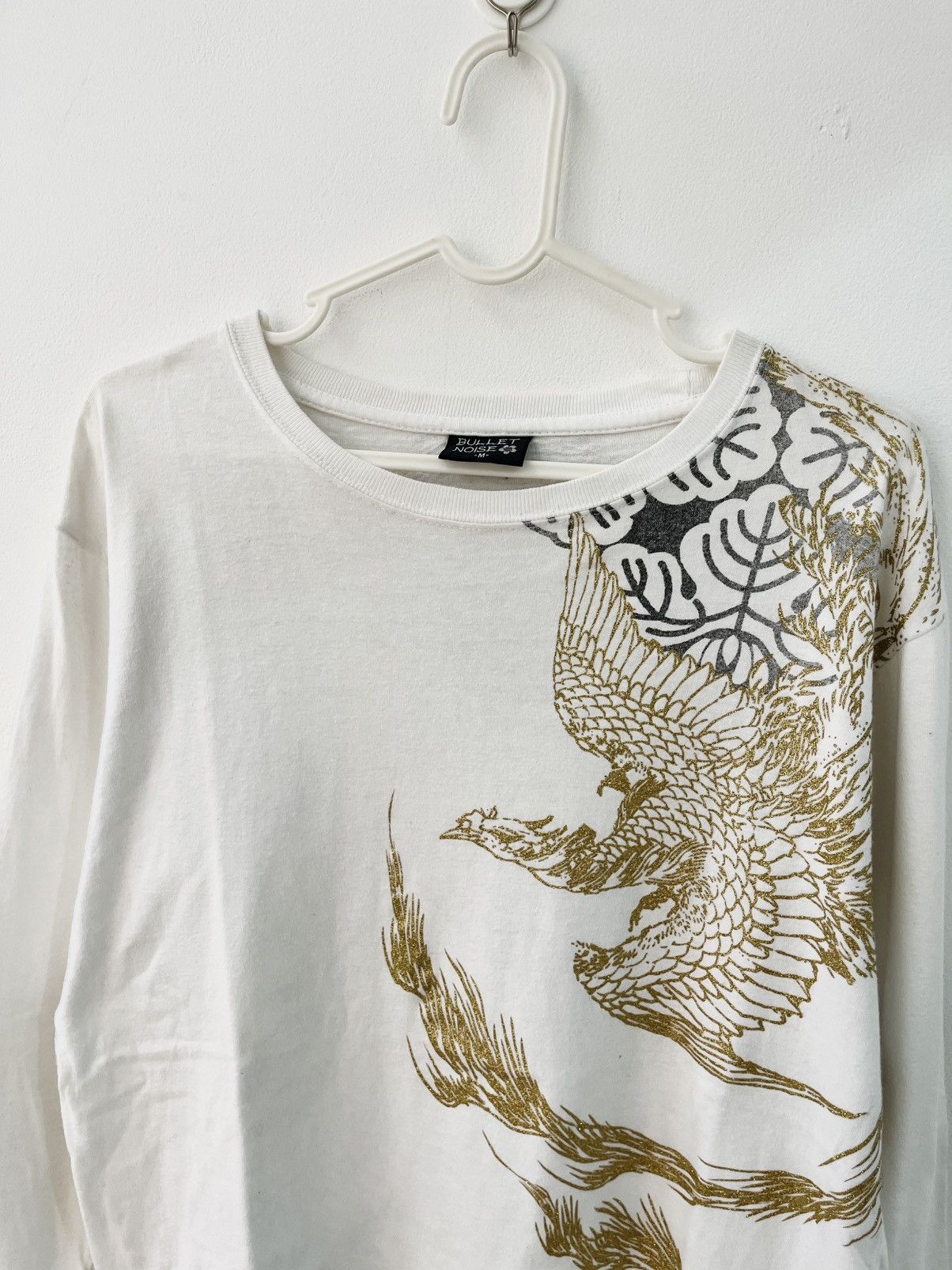 Japanese Brand Bullet Noise Sukajan Art Longsleeve Tee Size US L / EU 52-54 / 3 - 3 Thumbnail