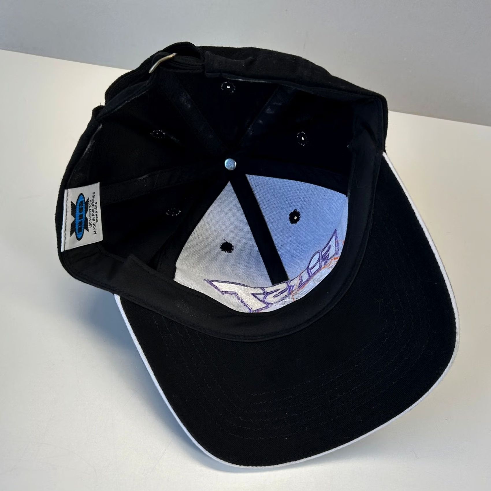 Vintage VINTAGE Big X 90s Hat Black One Size Adjustable Cotton Baseball Cap Mens Car Show Auto Classic Y2K Size ONE SIZE - 6 Thumbnail