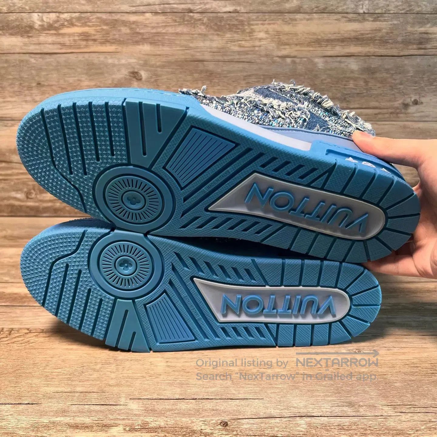 Louis Vuitton Blue Low. Size US 10 / EU 43 - 6 Thumbnail