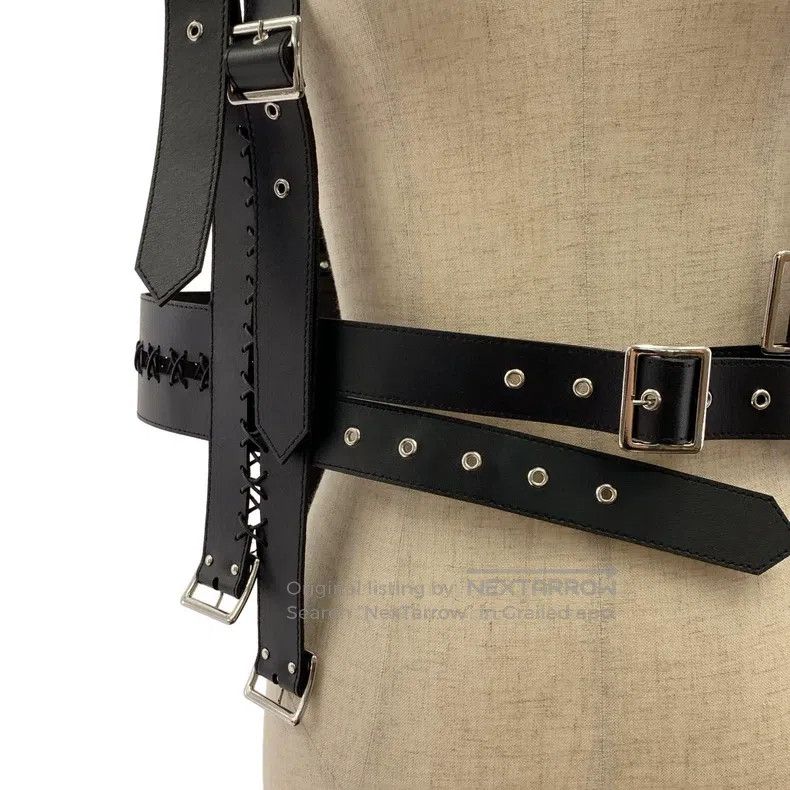Comme des Garcons Comme des Garcons Black retro strap decorative top Size M / US 6-8 / IT 42-44 - 4 Thumbnail