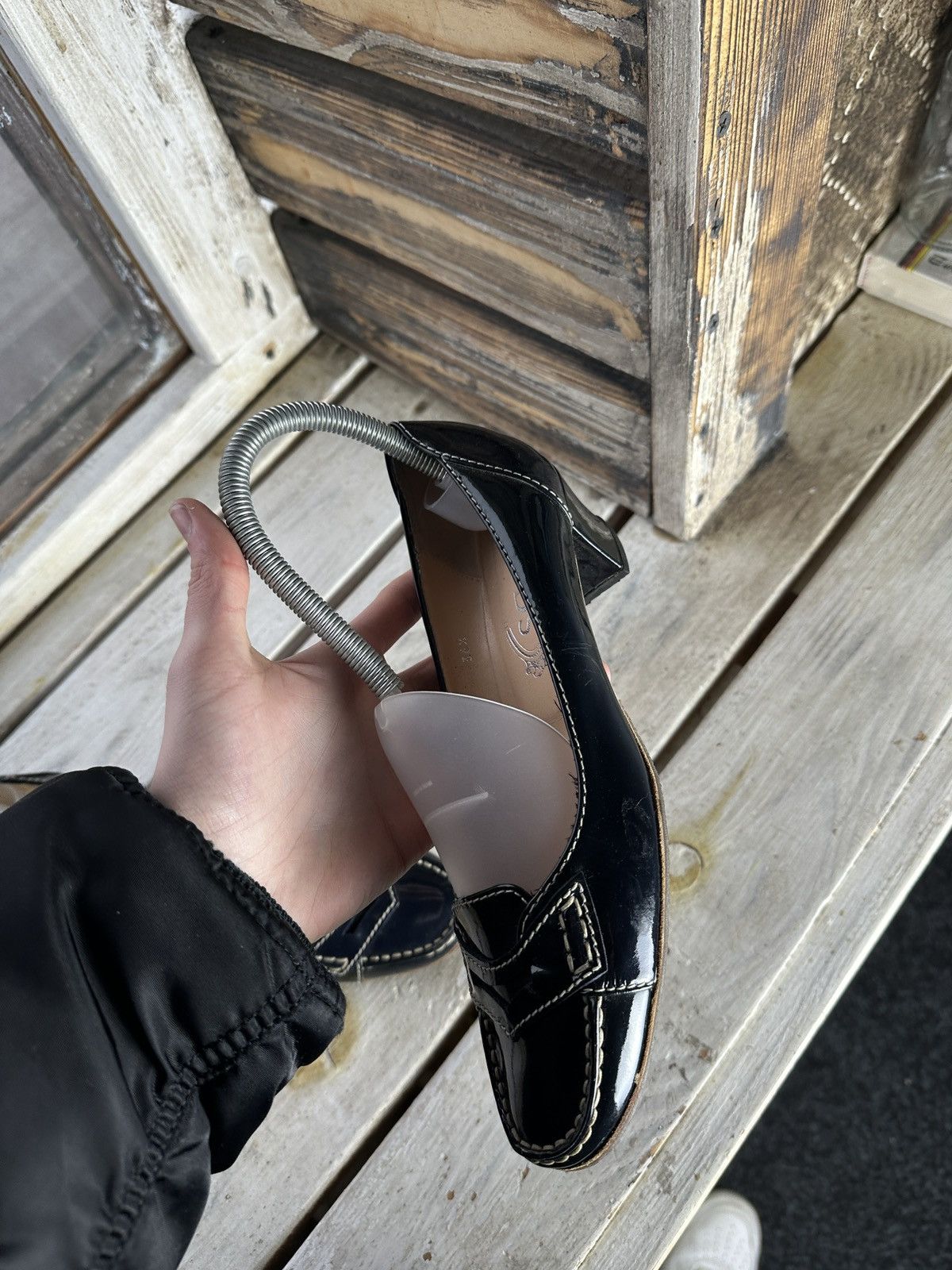 Tod's LUXURY 🚨TOD’S VNTG HEELS WOMEN BLUE TODS LUXURY RARE Size US 6 / IT 36 - 8 Thumbnail