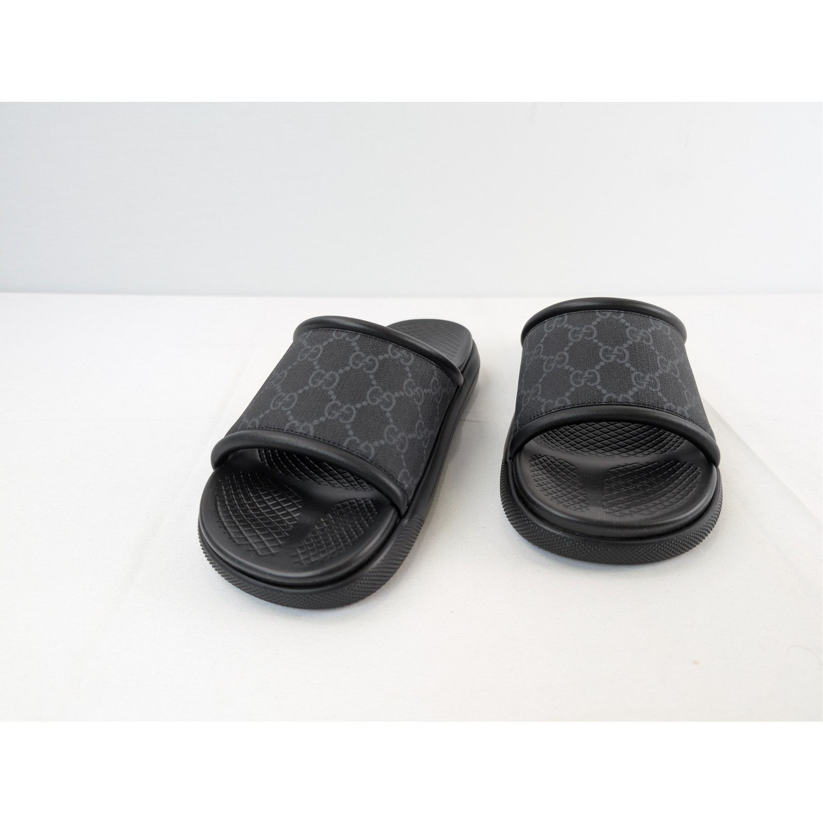 Gucci o1rshd1 Pursuit Supreme Slide Sandals Slippers in Black Size US 7.5 / EU 40-41 - 8 Thumbnail