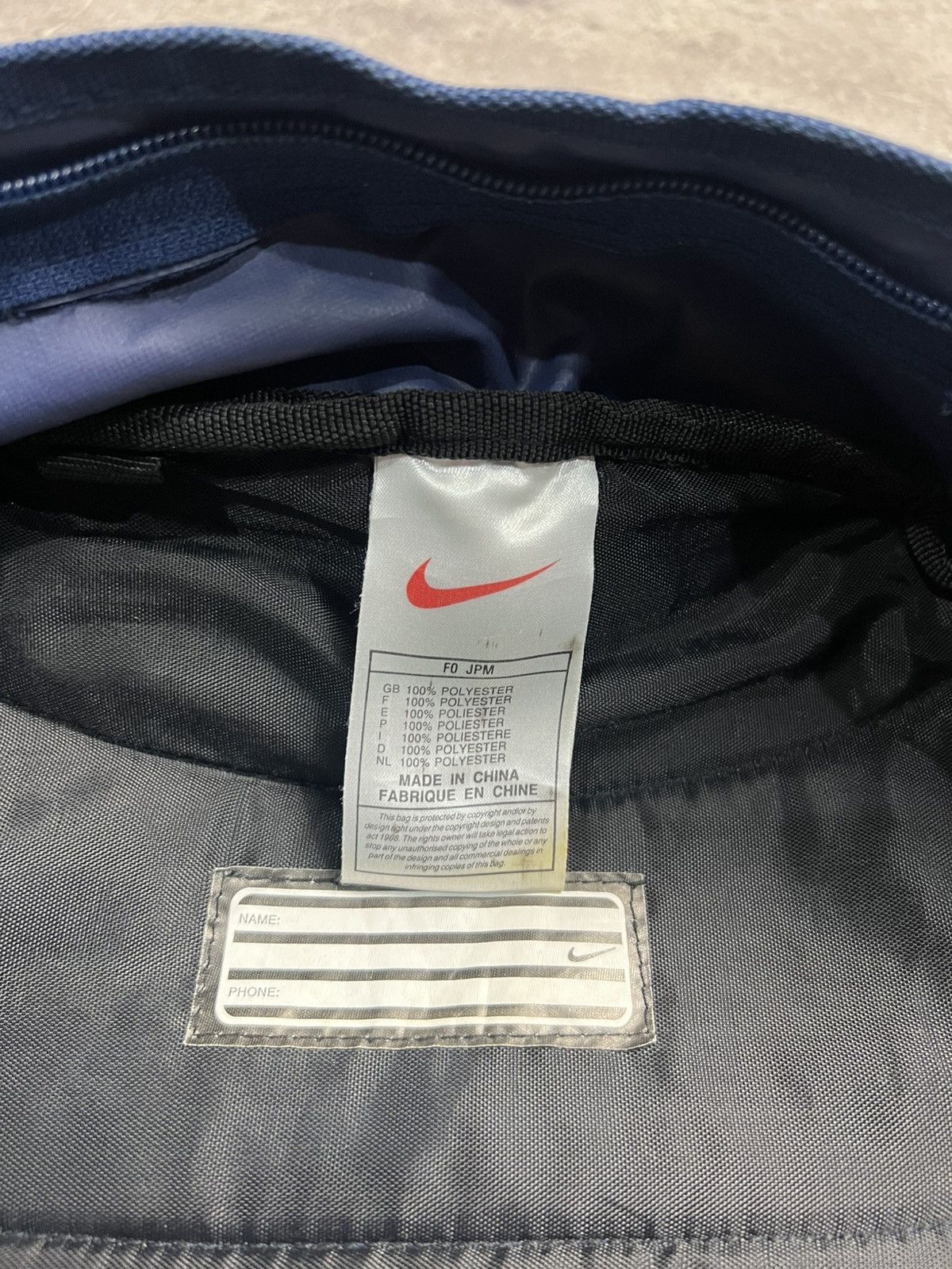 Nike Nike Vintage Y2k Bag Pack Size ONE SIZE - 9 Thumbnail