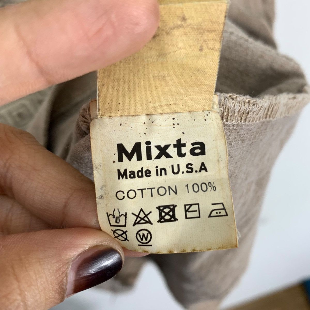 Vintage MIXTA Westside Tabby Cat USA Hand Printing ShortSleeve Shirt Size US XS / EU 42 / 0 - 7 Thumbnail