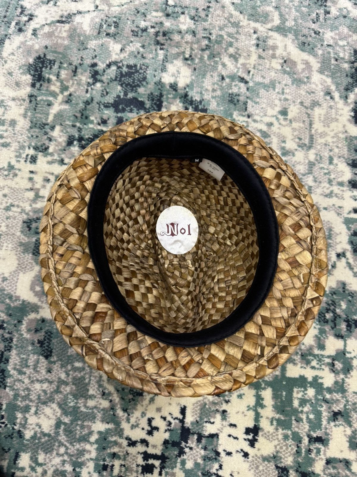 Designer × Vintage VINTAGE NOL PAPER STRAW EMBROIDERED HAT Size ONE SIZE - 5 Thumbnail