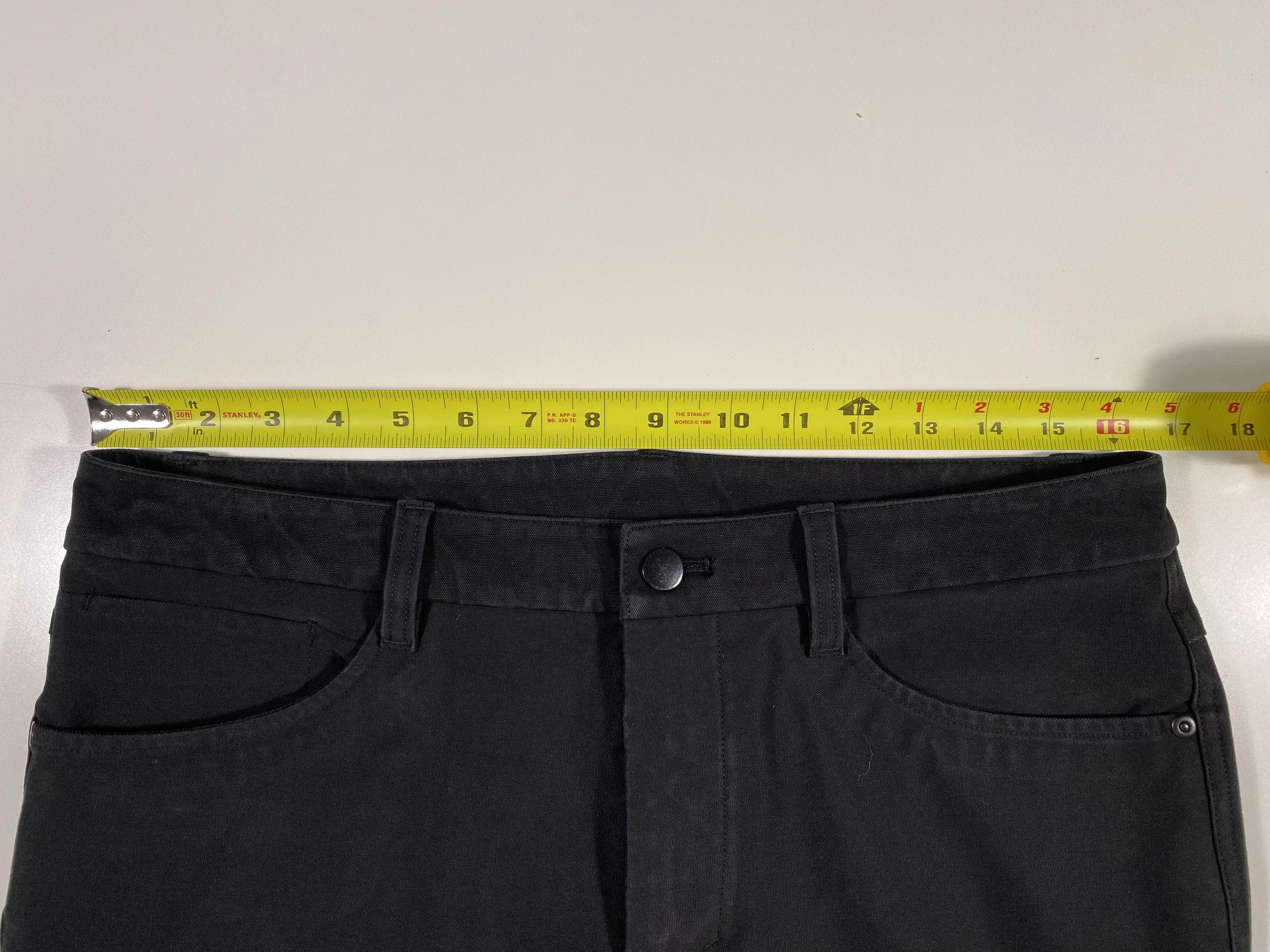 Lululemon Lululemon Slim Fit Tech Canvas Pants 32x27 Black Size US 32 / EU 48 - 7 Thumbnail
