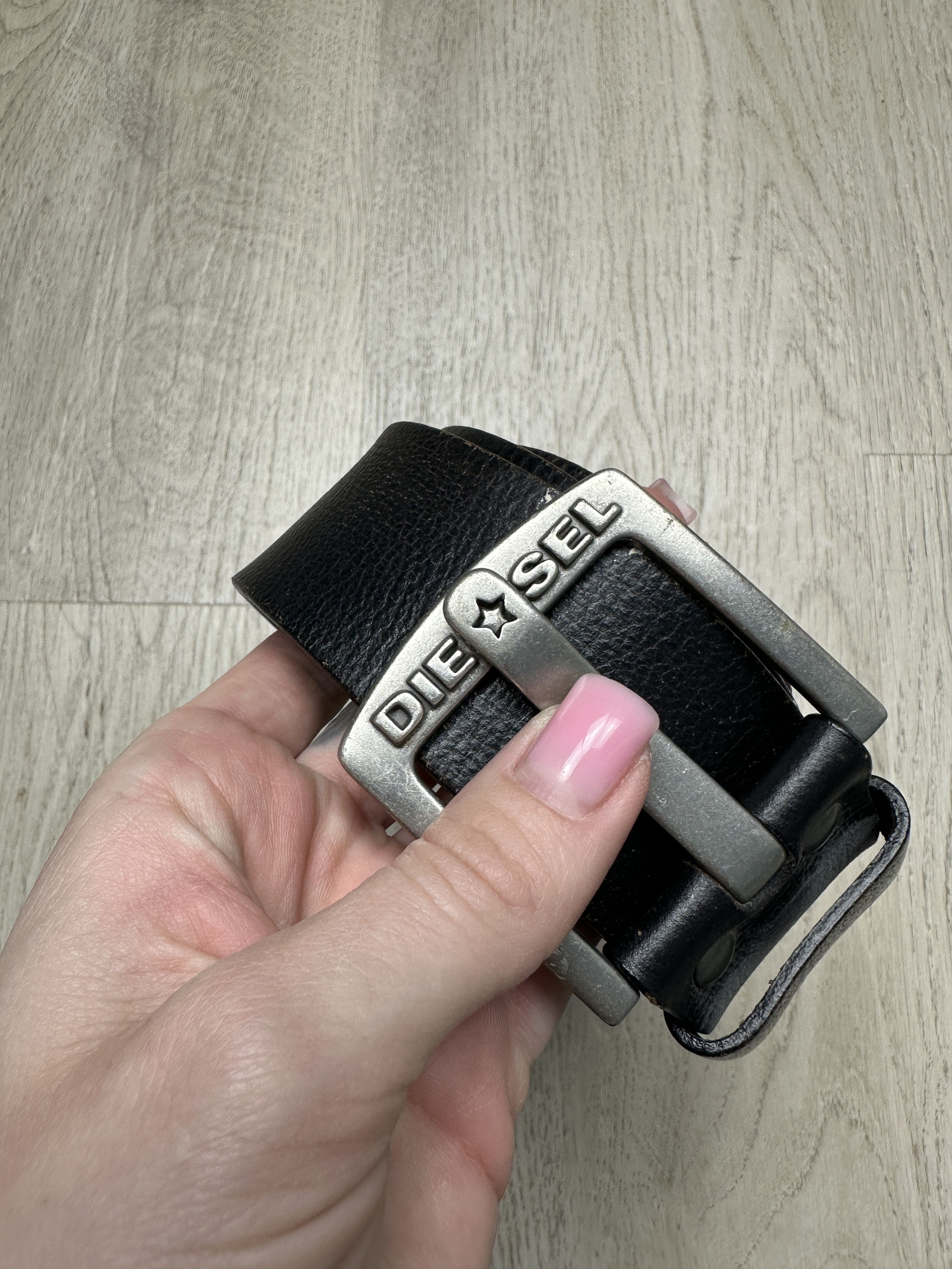 Diesel Diesel Vintage Mens Leather Belt Size ONE SIZE - 4 Thumbnail
