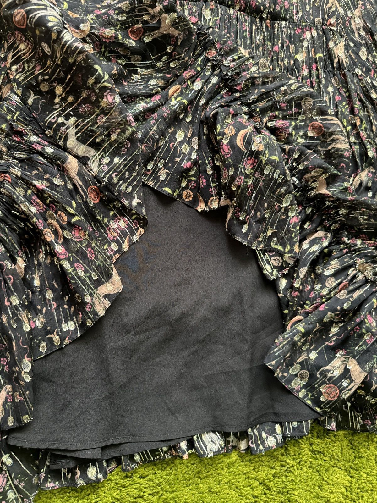 Designer × Sandro Sandro avant garde silk dress Size S / US 4 / IT 40 - 4 Thumbnail