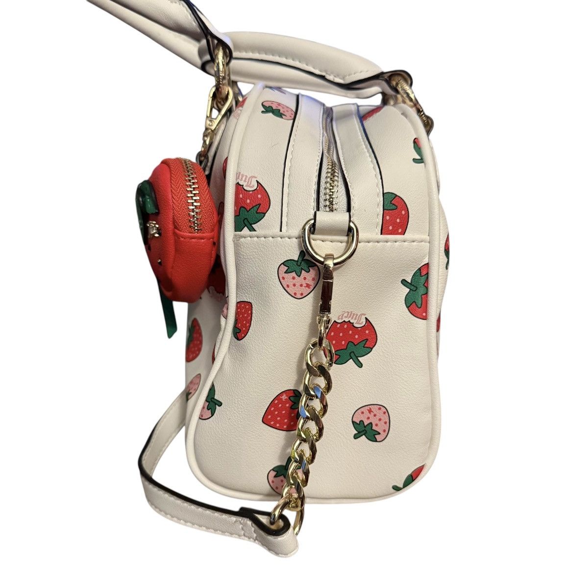 Juicy Couture Juicy Couture Sweet N Juicy Strawberry print bowler bag Size ONE SIZE - 4 Thumbnail
