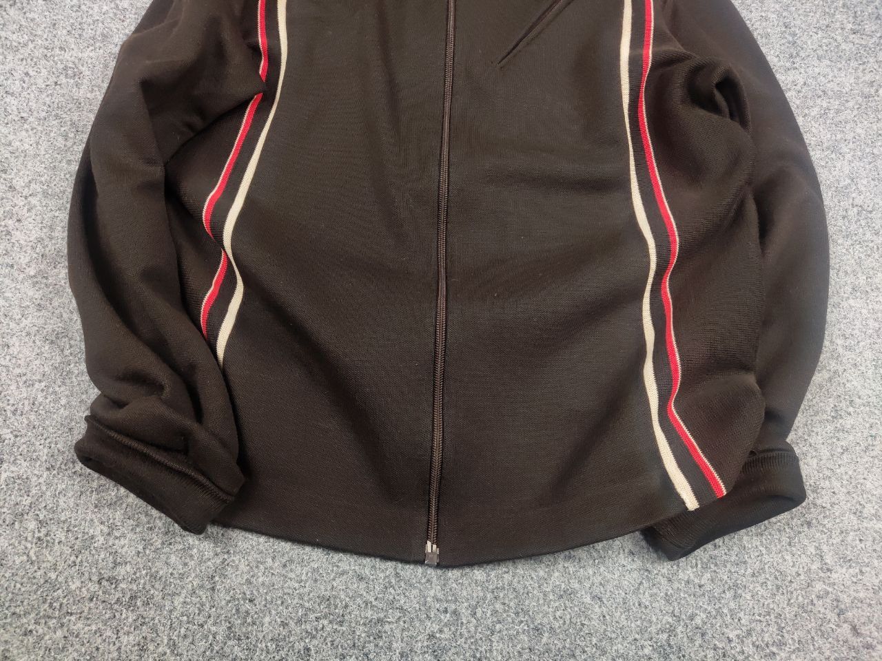 Vintage Luippold Vintage 70's track College Jacket Virgin Wool Brown Size US S / EU 44-46 / 1 - 5 Thumbnail