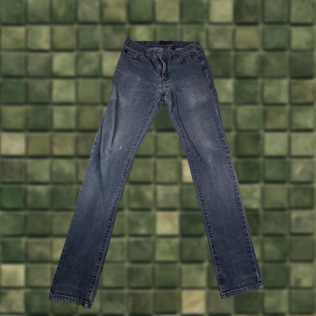 Guess G by Guess Jeans Women Skinny Denim 29 Blue Distressed Stretch 5-Pocket Low Rise Modern Size 29" - 1 Thumbnail