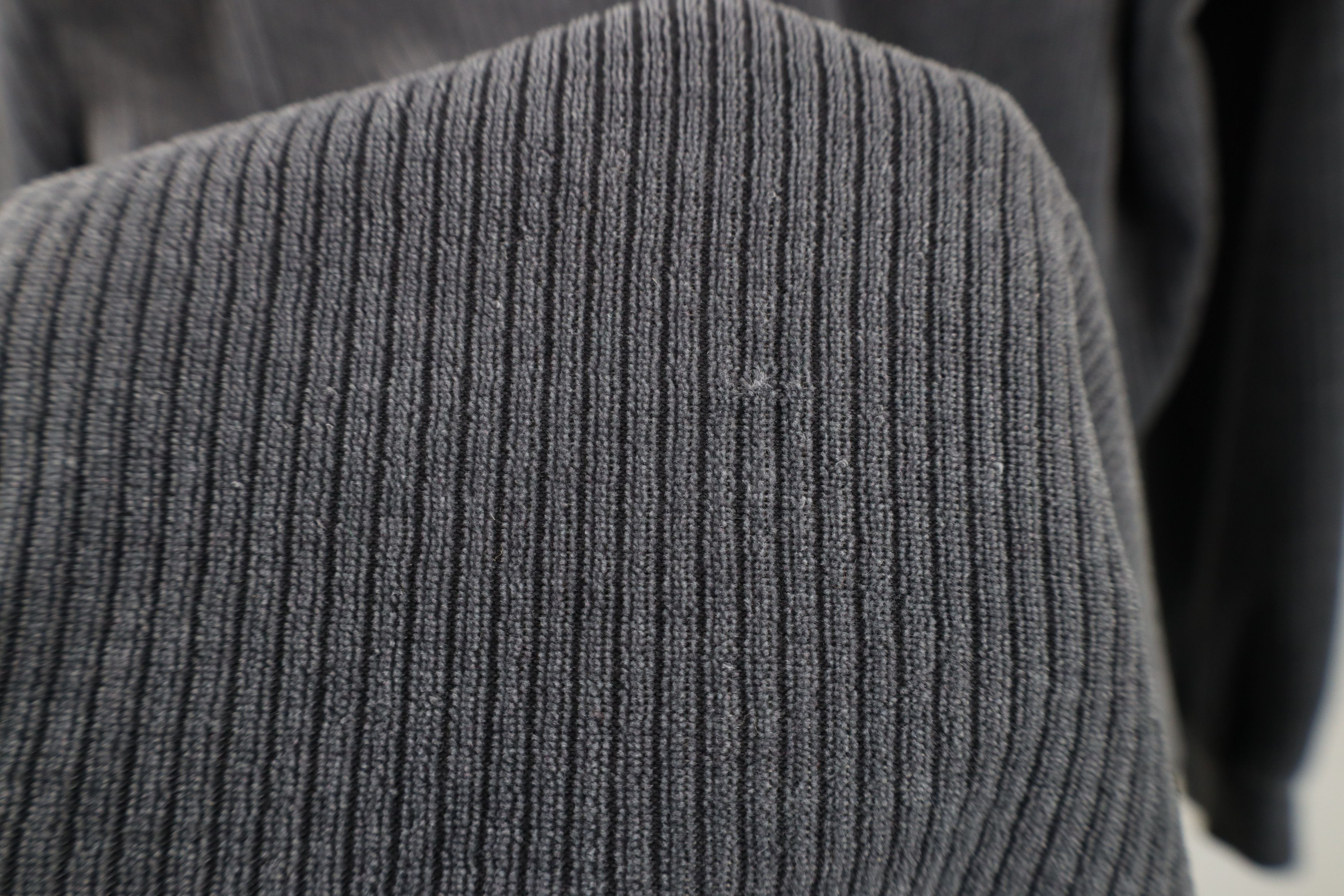 Vintage Vintage 90s Streetwear Fleece Collared Polo Sweater Gray USA Size US XL / EU 56 / 4 - 6 Thumbnail
