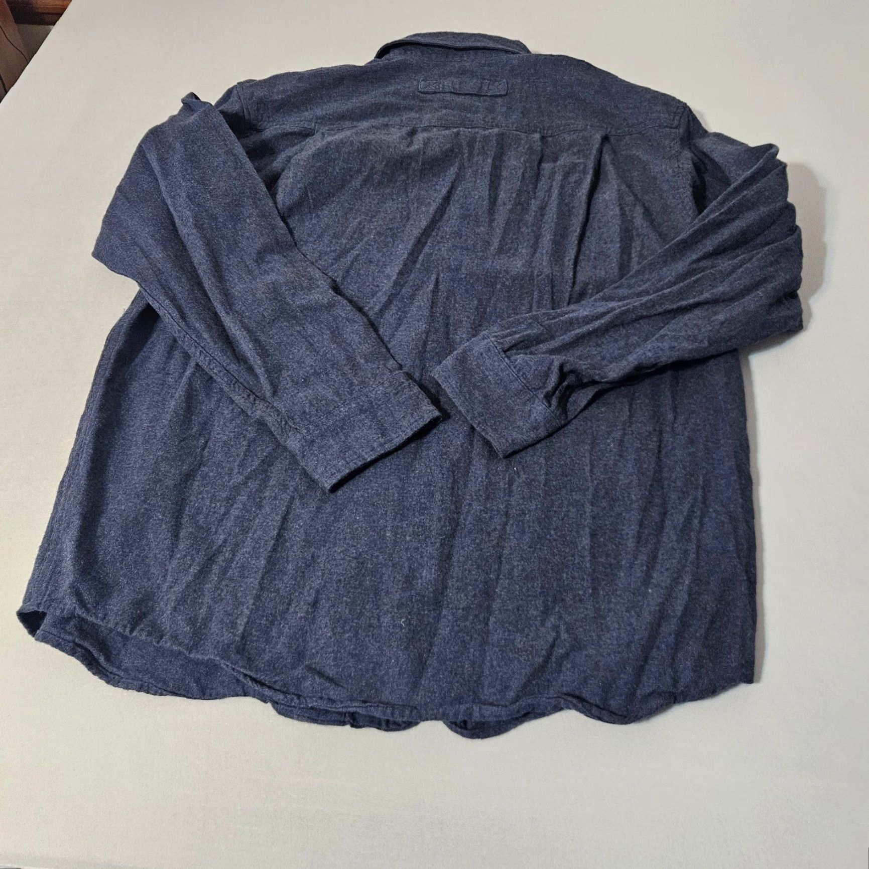 Duluth Trading Company Duluth Trading Co. Button-Up Shirt Men Long Sleeve Relaxed Fit Button-Down Blue Cotton Flannel Casual Shirt Size US M / EU 48-50 / 2 - 3 Thumbnail