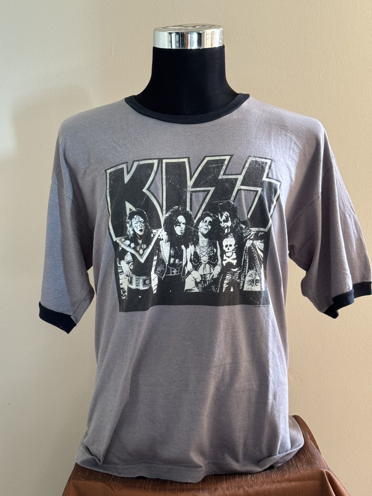 Band Tees × KISS × Vintage Vintage The KISS Band Ringer Tshirt Size US XL / EU 56 / 4 - 1 Thumbnail