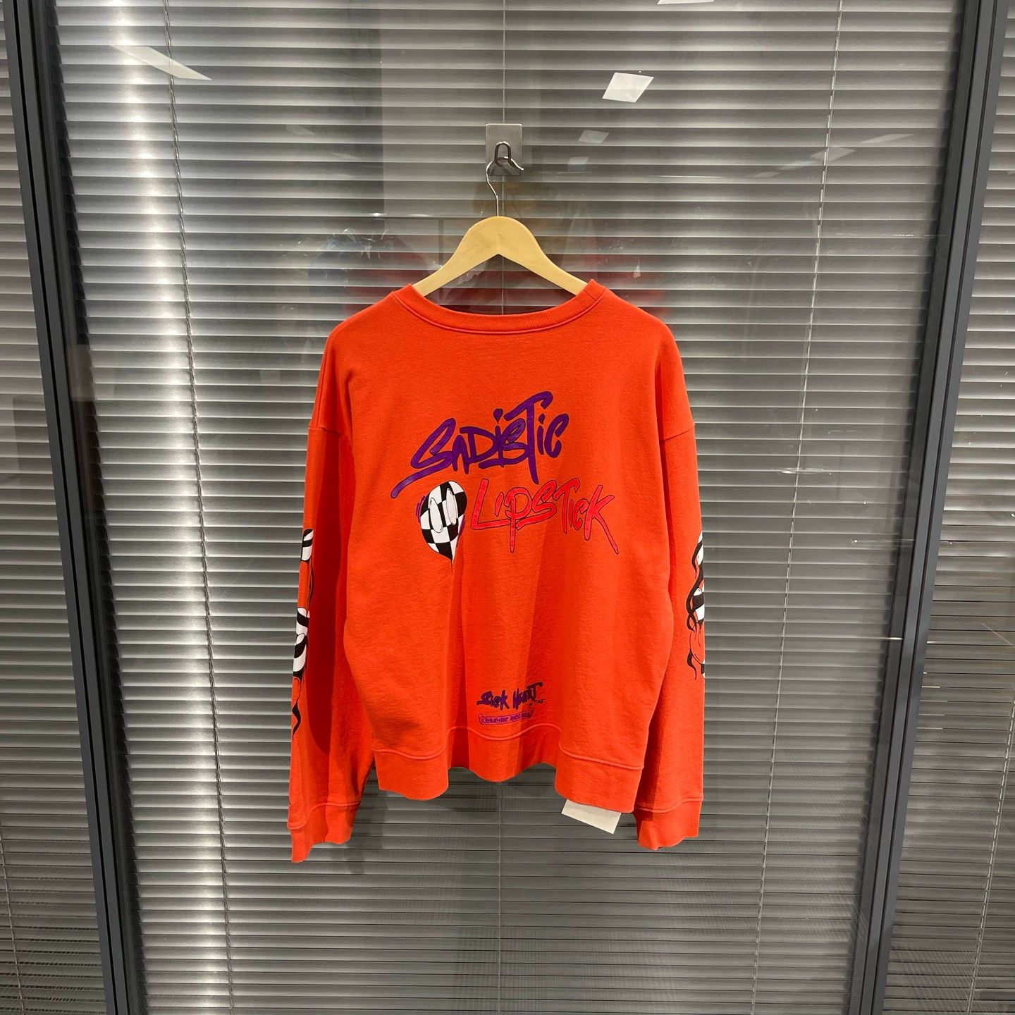 Chrome Hearts Chrome Hearts MattyBoy Red Graffiti Flame HoodieL95 Size L / US 10 / IT 46 - 2 Thumbnail