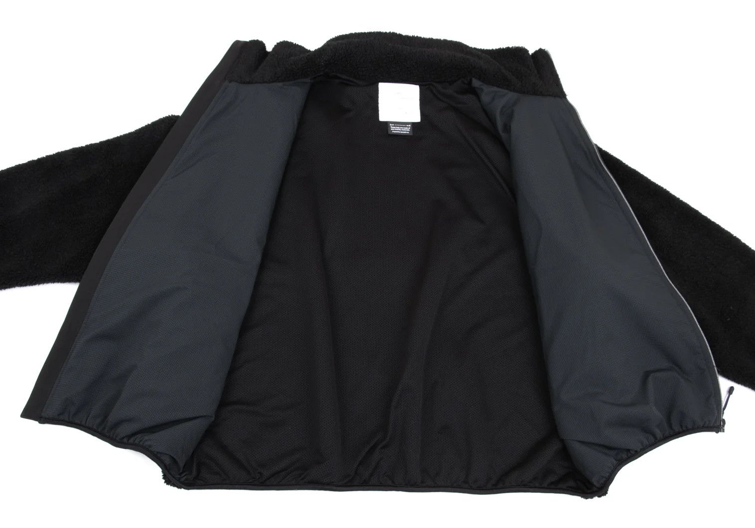 Ganryu Big Silhouette Zip-Up Fleece Blouson in Black Size US M / EU 48-50 / 2 - 11 Thumbnail