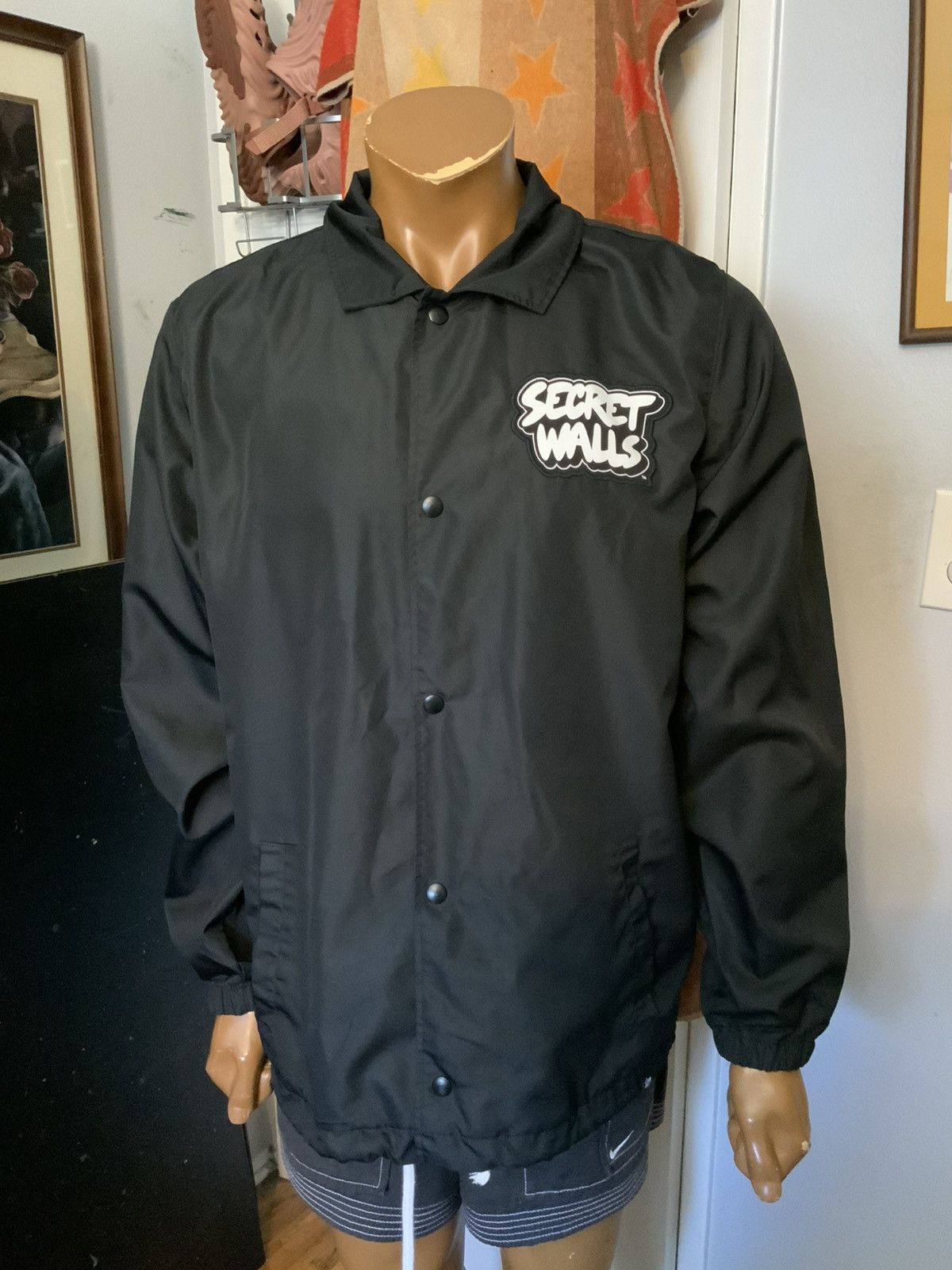 47 Brand Secret Wells Support Your Local Artist Windbreaker Jacket Size US M / EU 48-50 / 2 - 9 Thumbnail