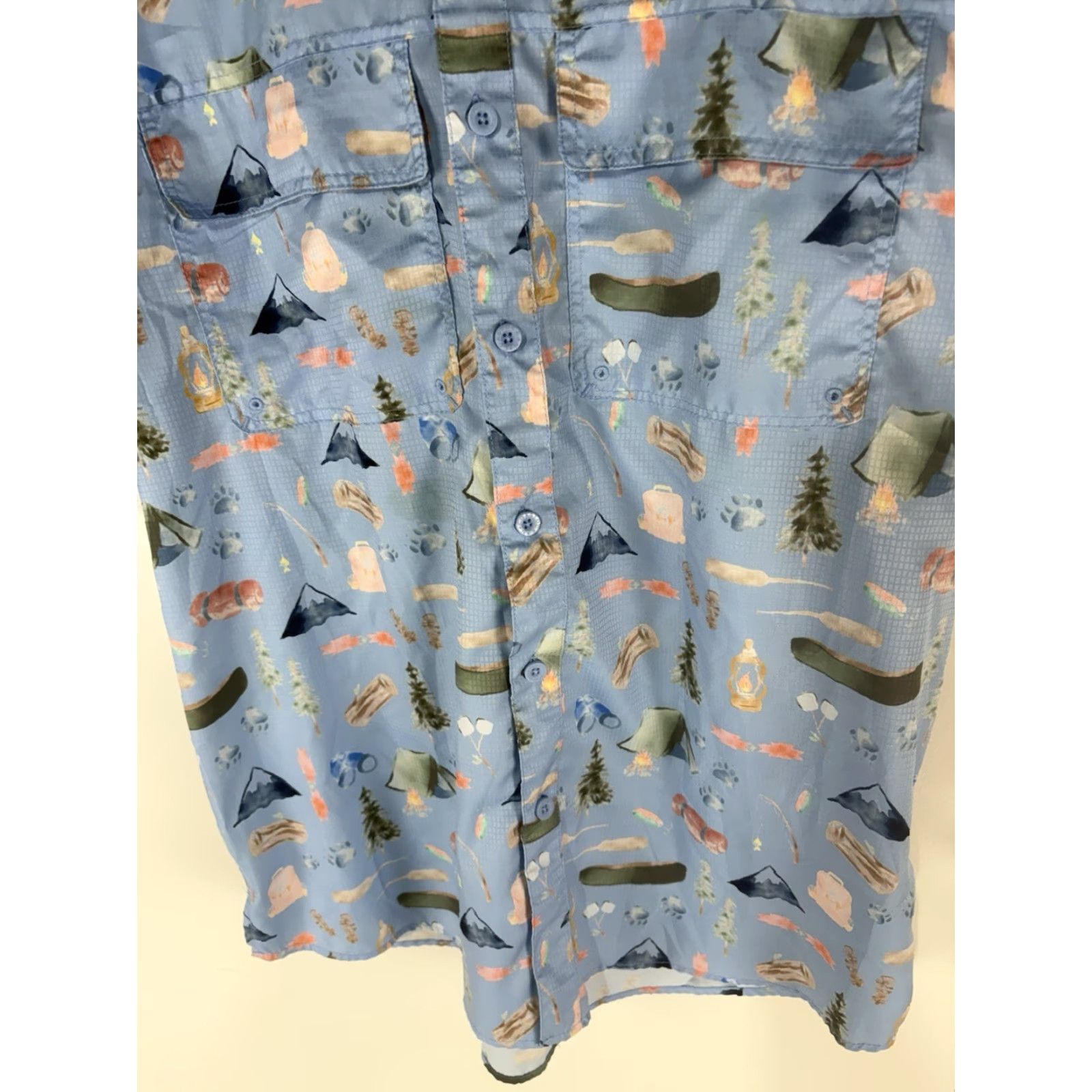 Vintage Ocean Coast Ocean Coast Fishing Button Up Men’s Size M Gear Multi Size US M / EU 48-50 / 2 - 3 Thumbnail