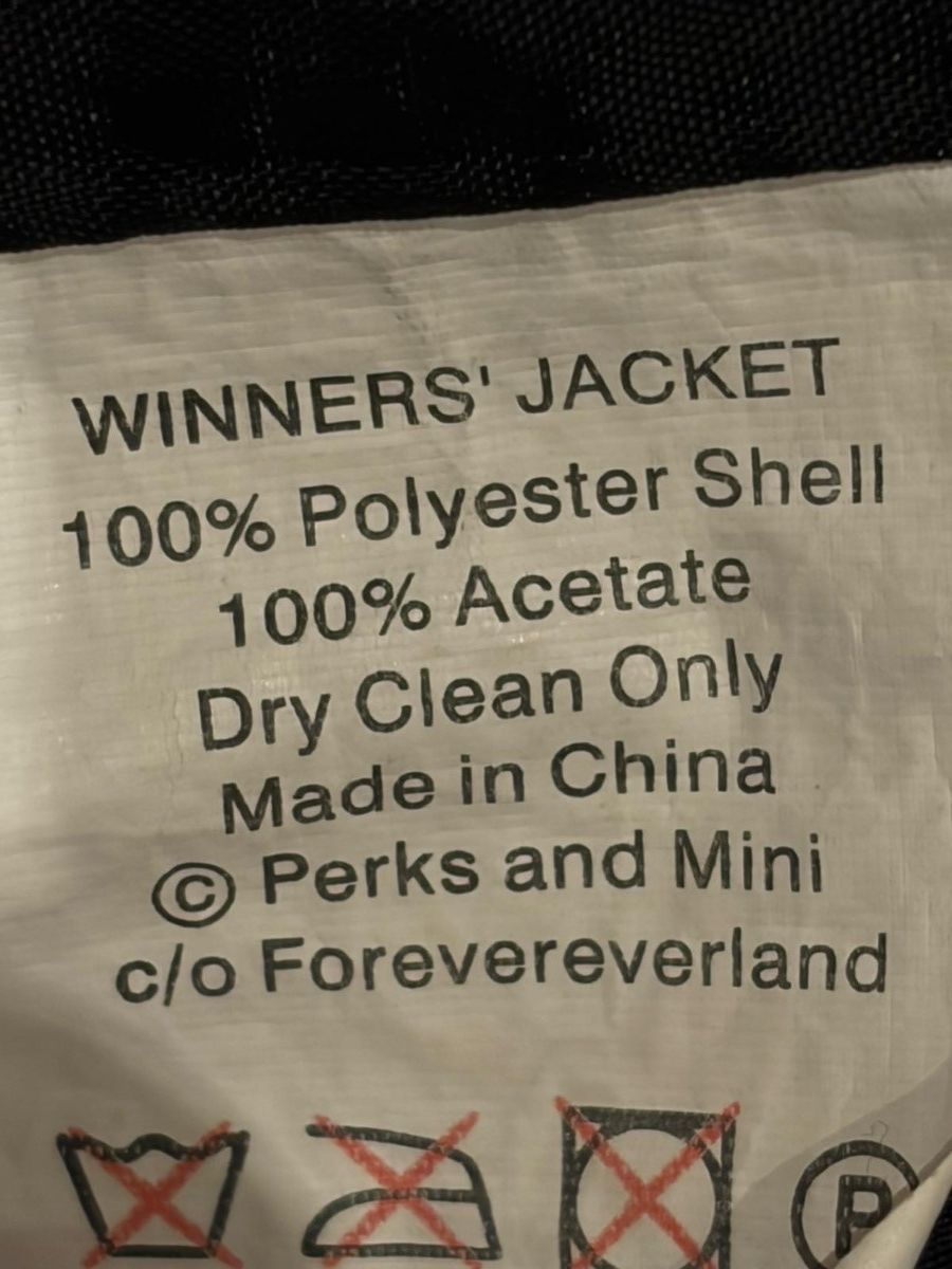 Perks And Mini Perks and Mini (P.A.M.) 2007 Winners Jacket M - museum piece Size US M / EU 48-50 / 2 - 8 Thumbnail