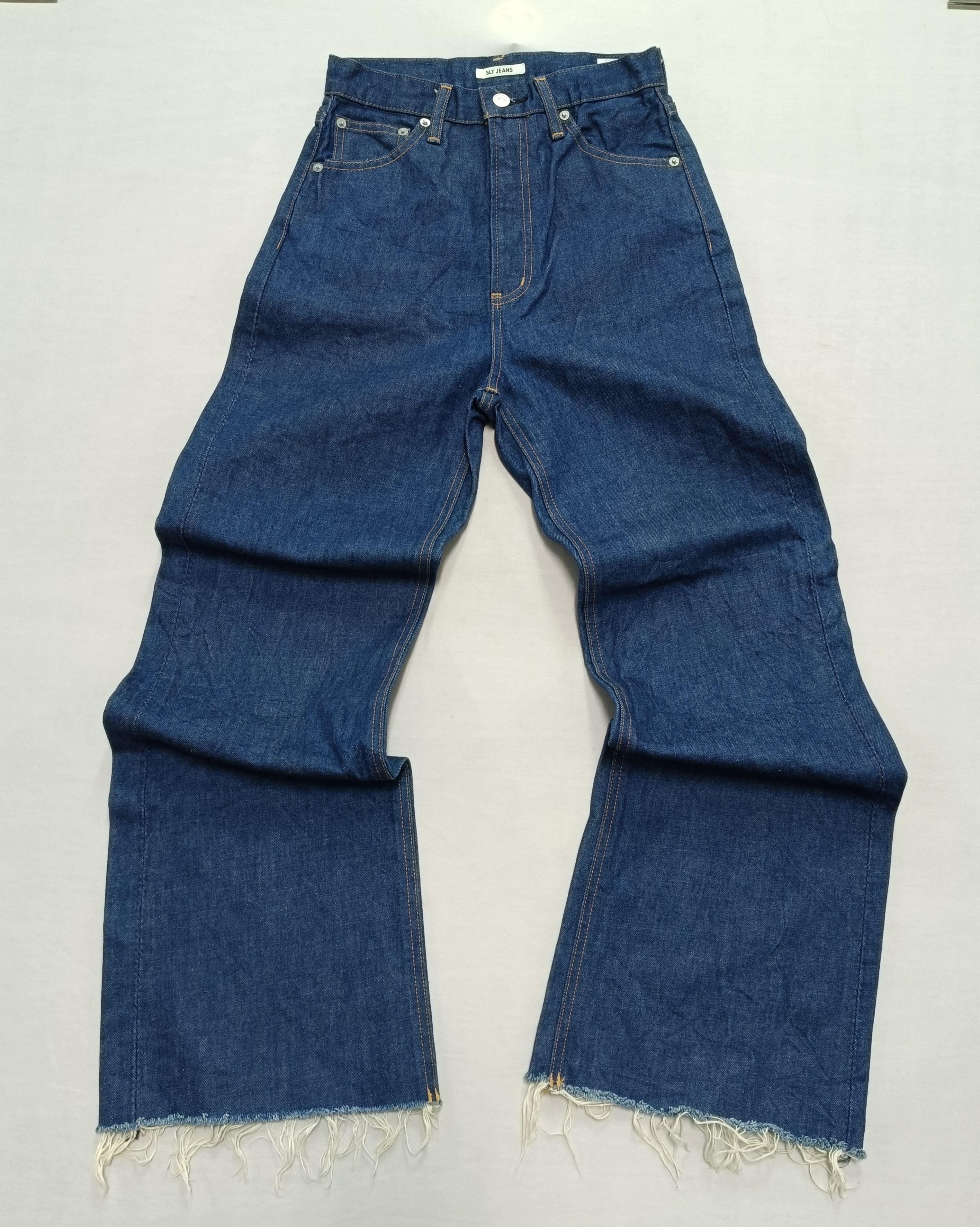 SLY High rise wide leg baggy jeans Size 25" / US 0 / IT 36 - 1 Thumbnail