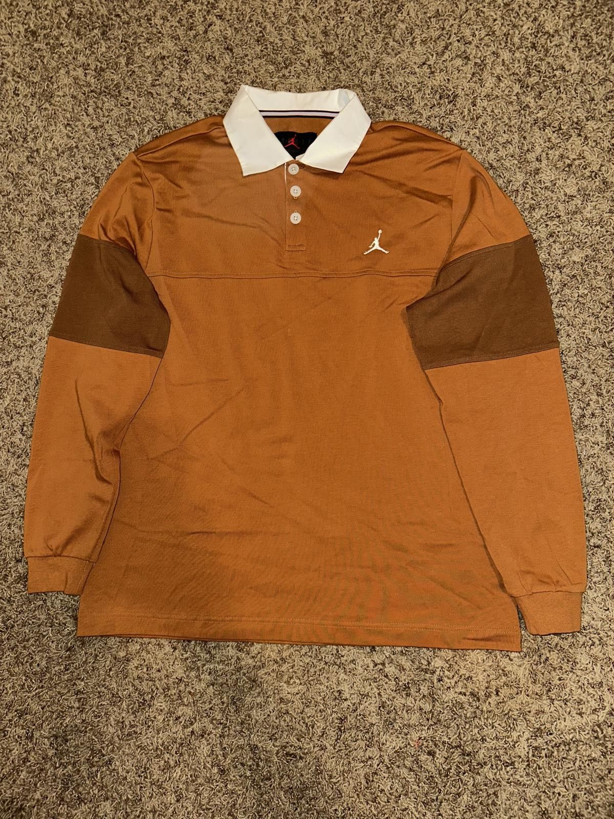 Designer Air Jordan Essentials Rugby Long Sleeve Men’s Lifestyle Shirt Sample Size US M / EU 48-50 / 2 - 1 Thumbnail