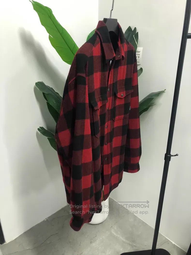 Vetements VETEMENTS Plaid print pointed collar single-breasted long- Size US S / EU 44-46 / 1 - 3 Thumbnail