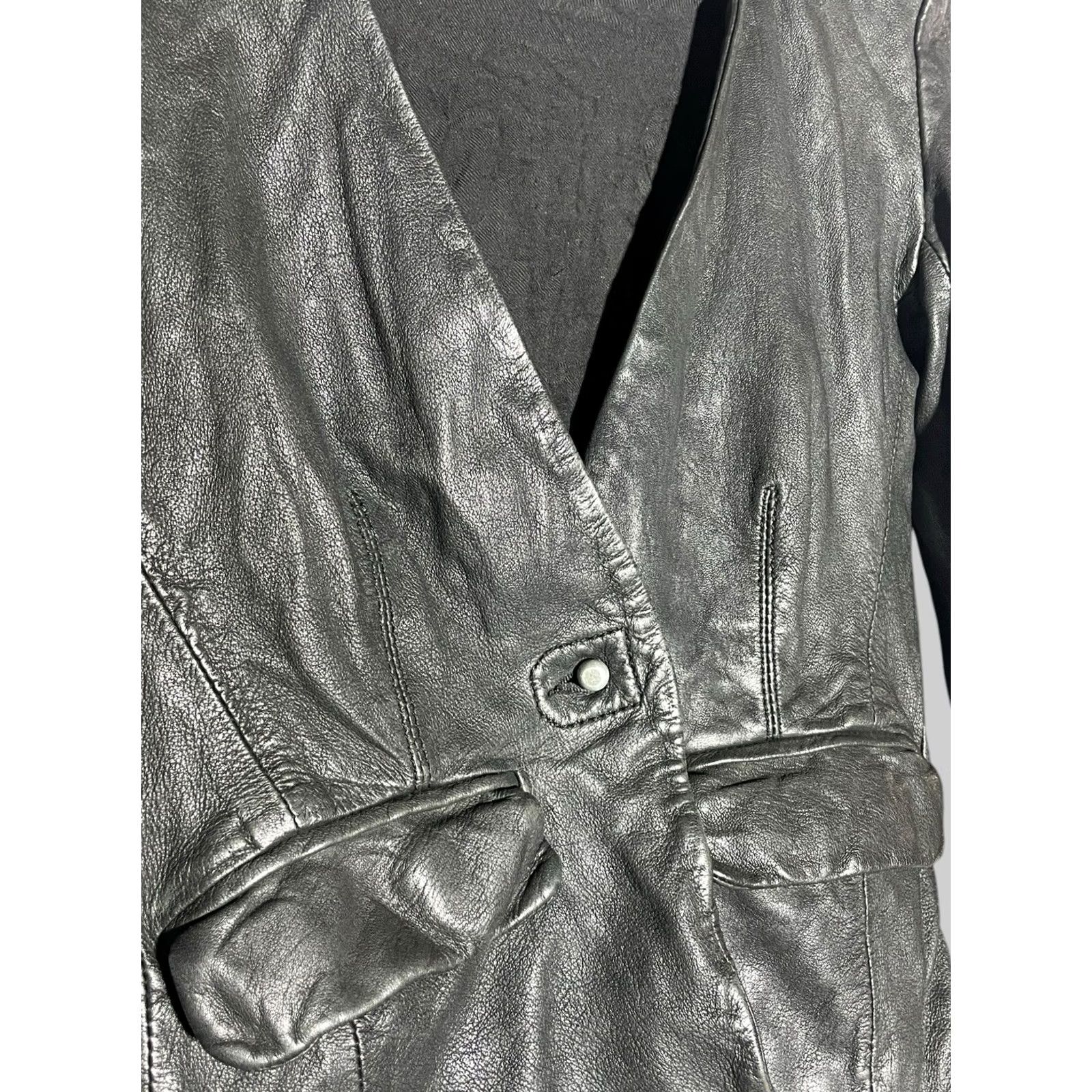 Allsaints All Saints Ashlar Jacket Women’s Size 8 Avant Garde Leather Size M / US 6-8 / IT 42-44 - 4 Thumbnail