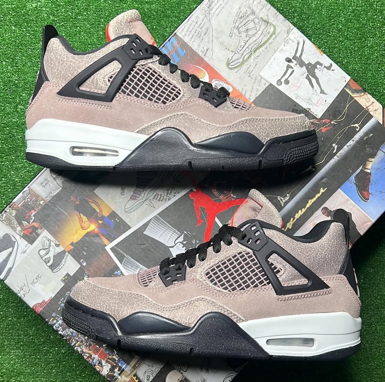 Jordan Brand Air Jordan 4 Retro GS ‘ Taupe Haze ‘ Size US 6 / EU 39 - 1 Thumbnail