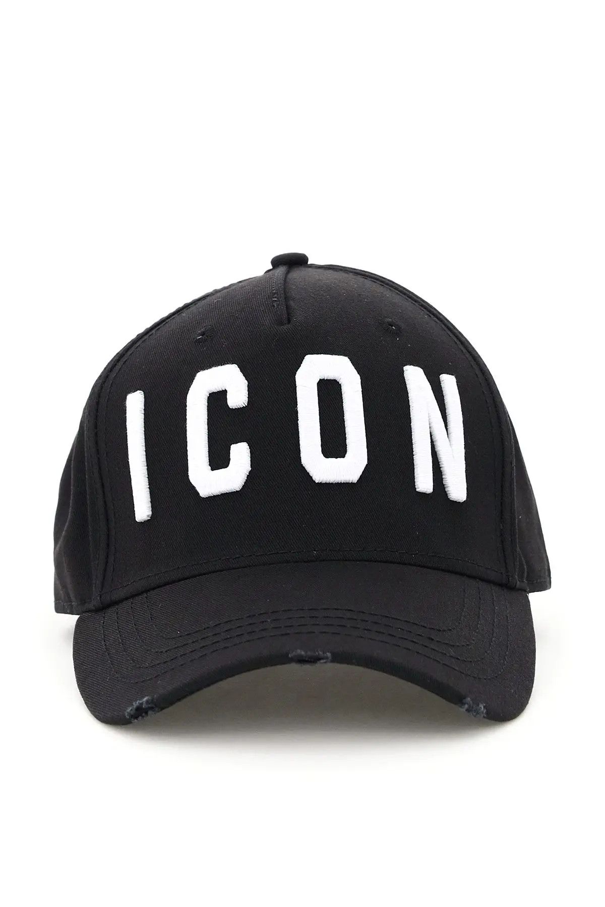 image of Dsquared2 O1S22I1N0224 Size-Os Icon Baseball Cap In Black, Men's