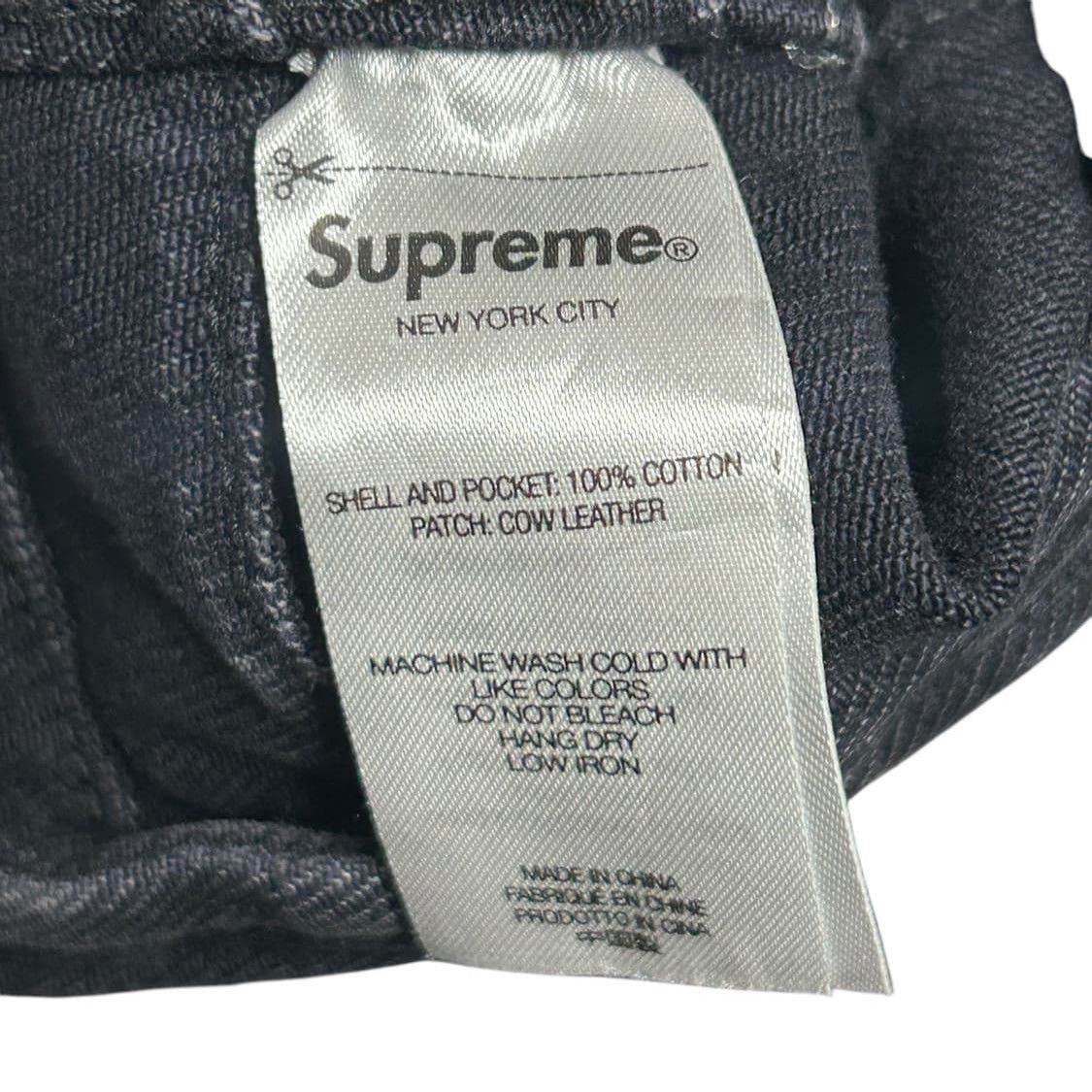 Supreme Supreme Layered Black Denim Jacket Size US S / EU 44-46 / 1 - 10 Thumbnail