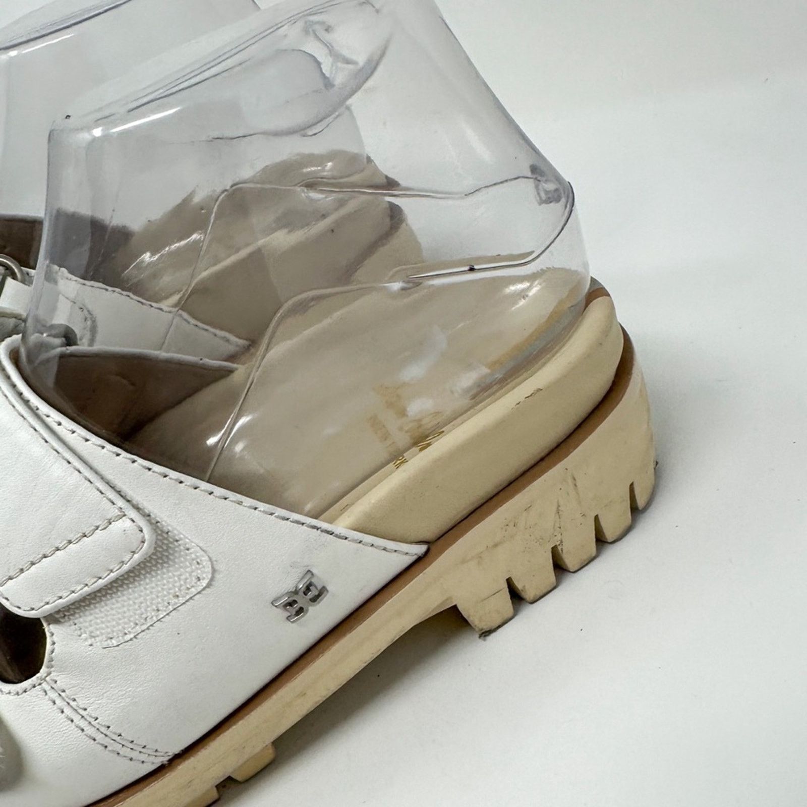 Sam Edelman Sam Edelman White Leather Sandals NEW Size 5 MSRP $140 Size US 5 / IT 35 - 6 Thumbnail