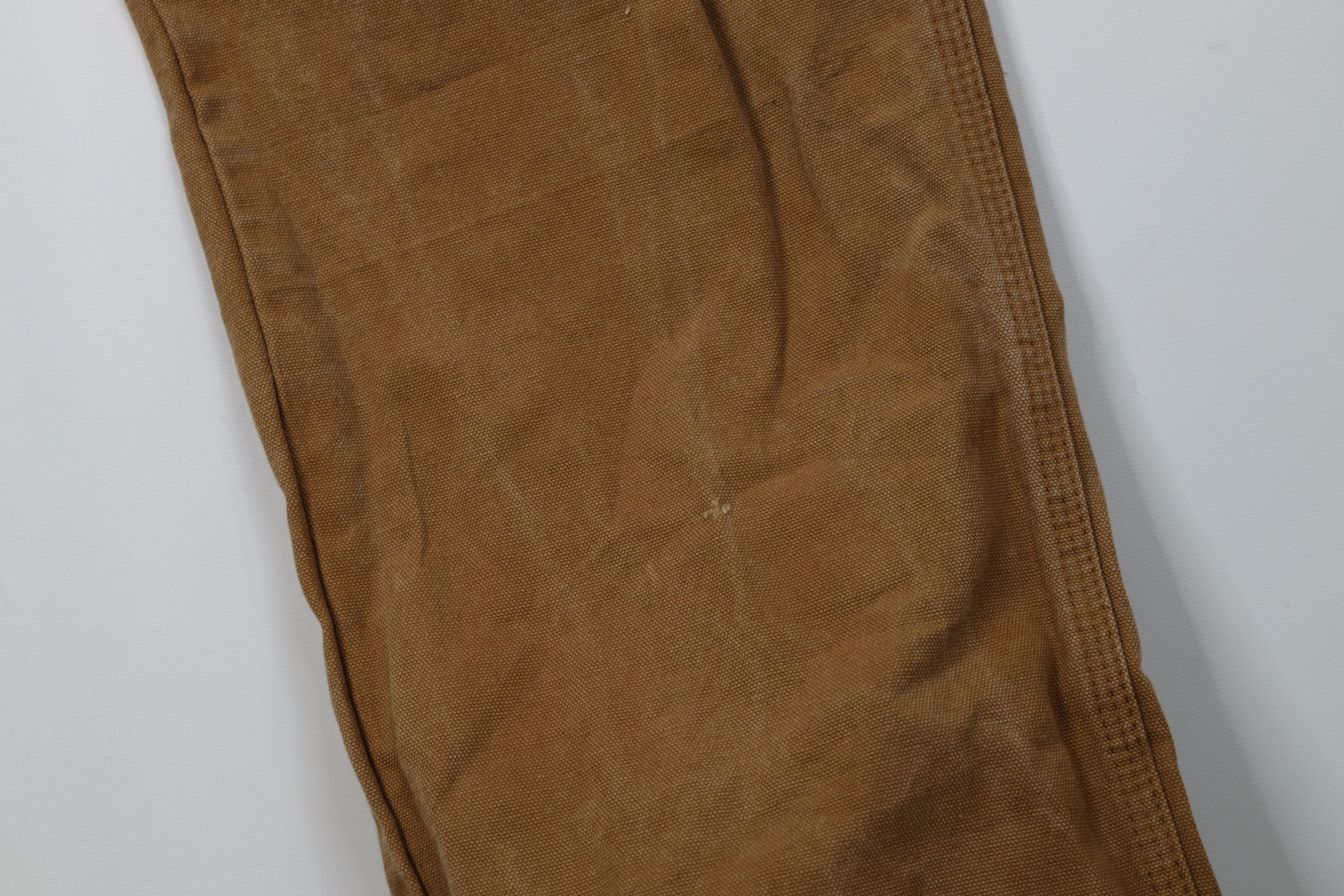 Dickies Vintage Y2K Dickies Canvas Wide Leg Dungaree Pants Brown Size US 36 / EU 52 - 5 Thumbnail