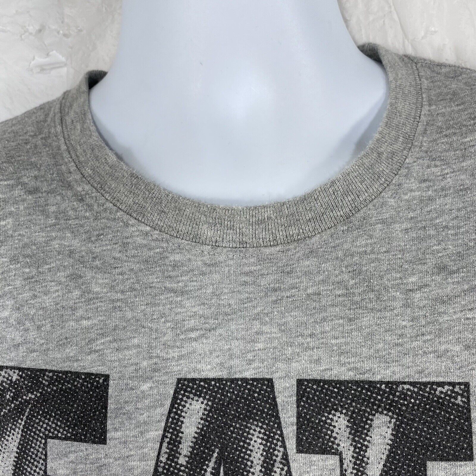 Nike Nike Large Eat Your Enemies Gray Short Sleeve Graphic TShirt Size US L / EU 52-54 / 3 - 2 Thumbnail