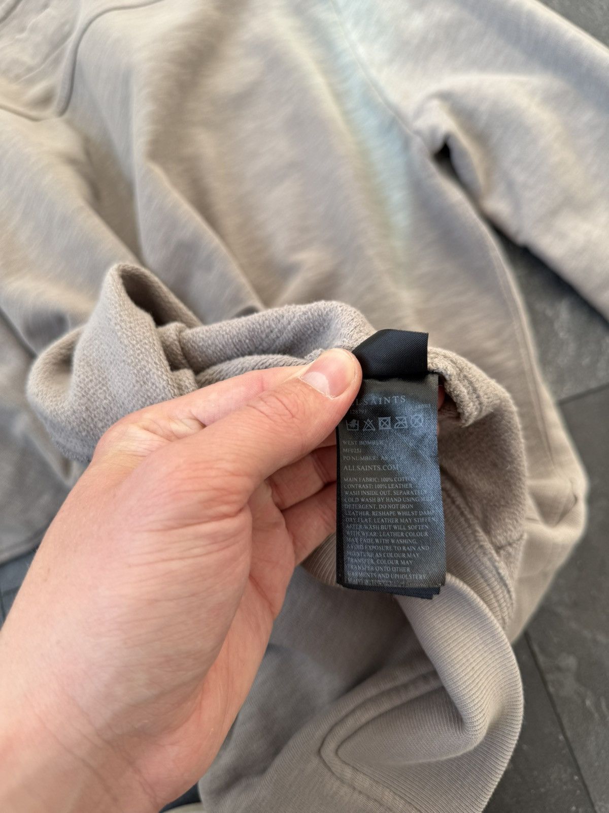Allsaints × Streetwear × Vintage Vintage allsaints rare zip hoodie Size US S / EU 44-46 / 1 - 16 Thumbnail