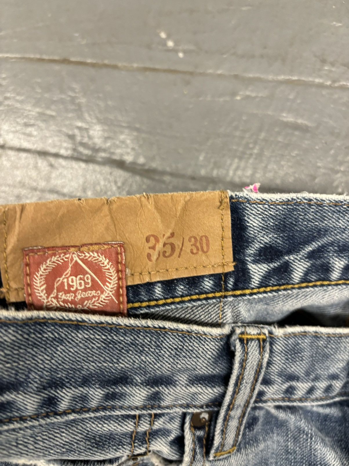 Gap × Vintage Vintage gap baggy jeans Y2K Size US 35 - 9 Thumbnail
