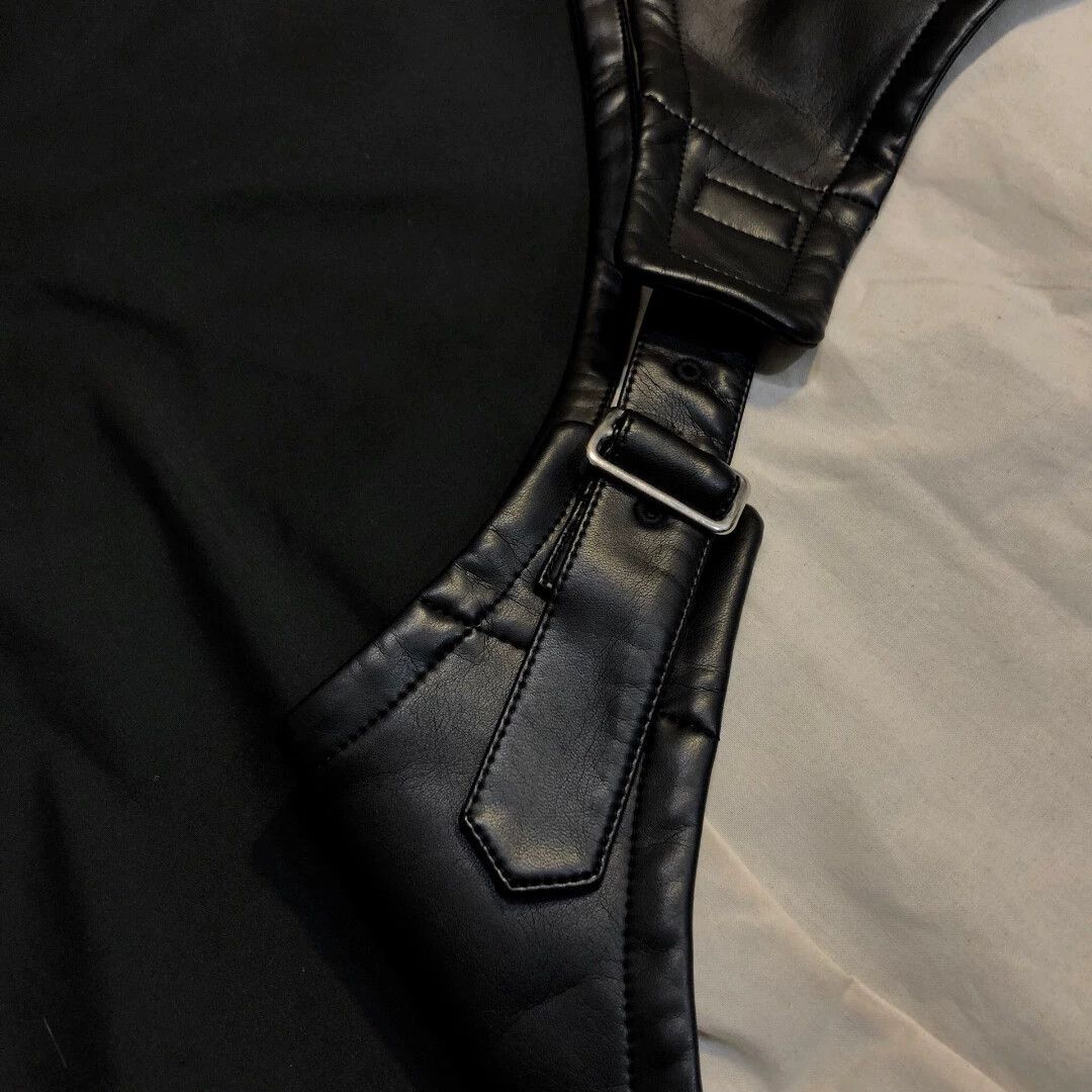 Comme des Garcons Comme des Garçons 18FW Adjustable Black Vest Unisex Size US S / EU 44-46 / 1 - 5 Thumbnail