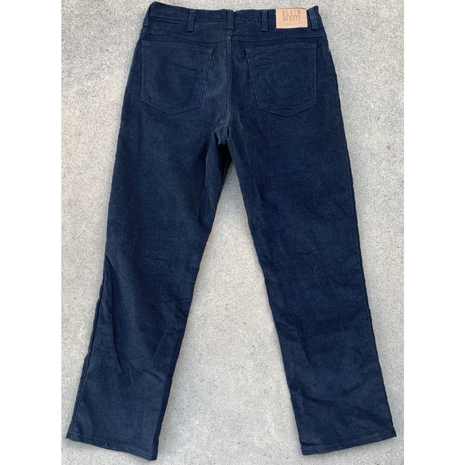 Vintage VINTAGE JC Penney Plain Pockets corduroy pants Men 34x30 Blue USA Waist 35in Solid 75% Cotton 25% Polyester Size US 34 / EU 50 - 2 Thumbnail