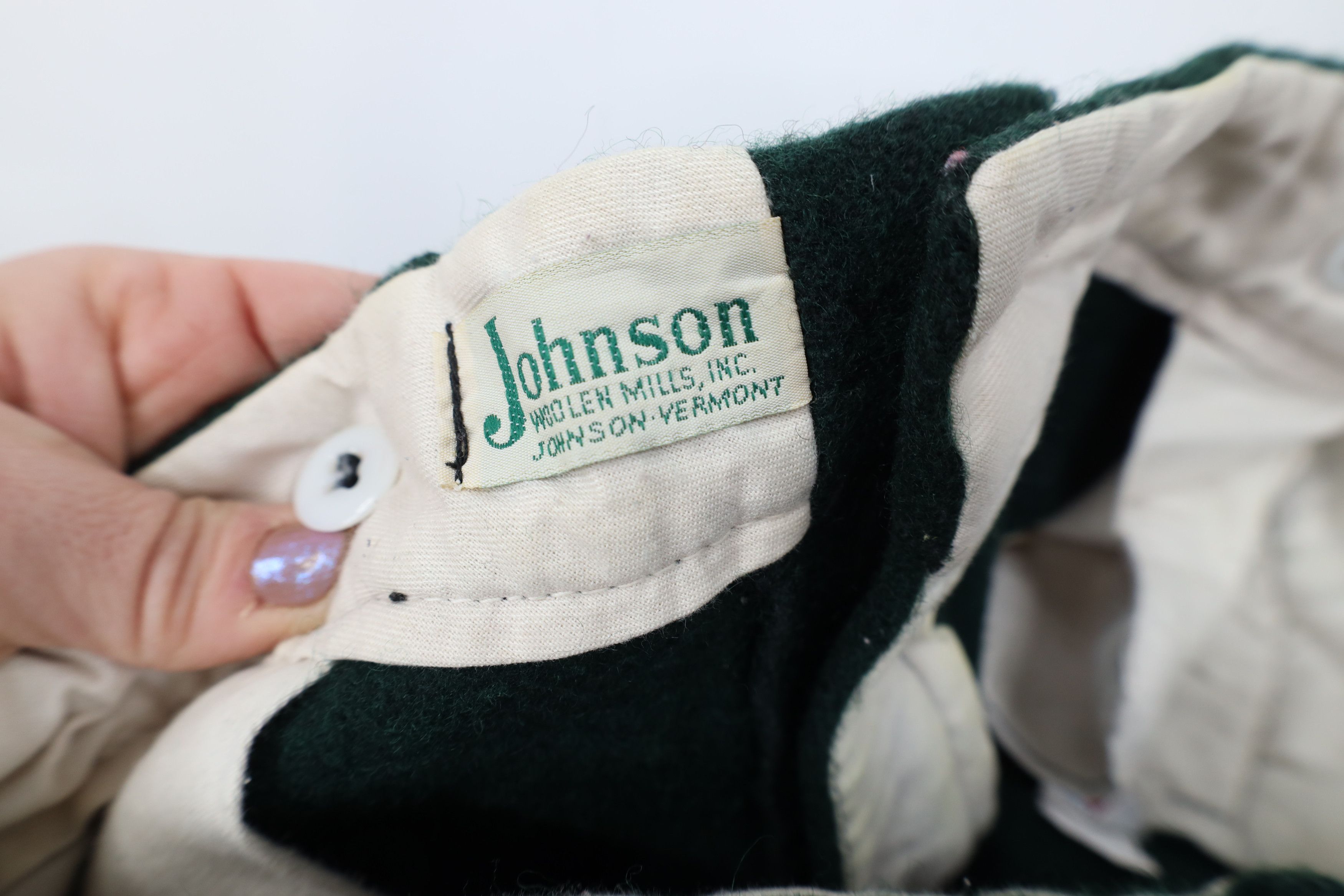 Vintage Vintage 70s Streetwear Wool Wide Leg Pants Green USA Size US 34 / EU 50 - 9 Thumbnail