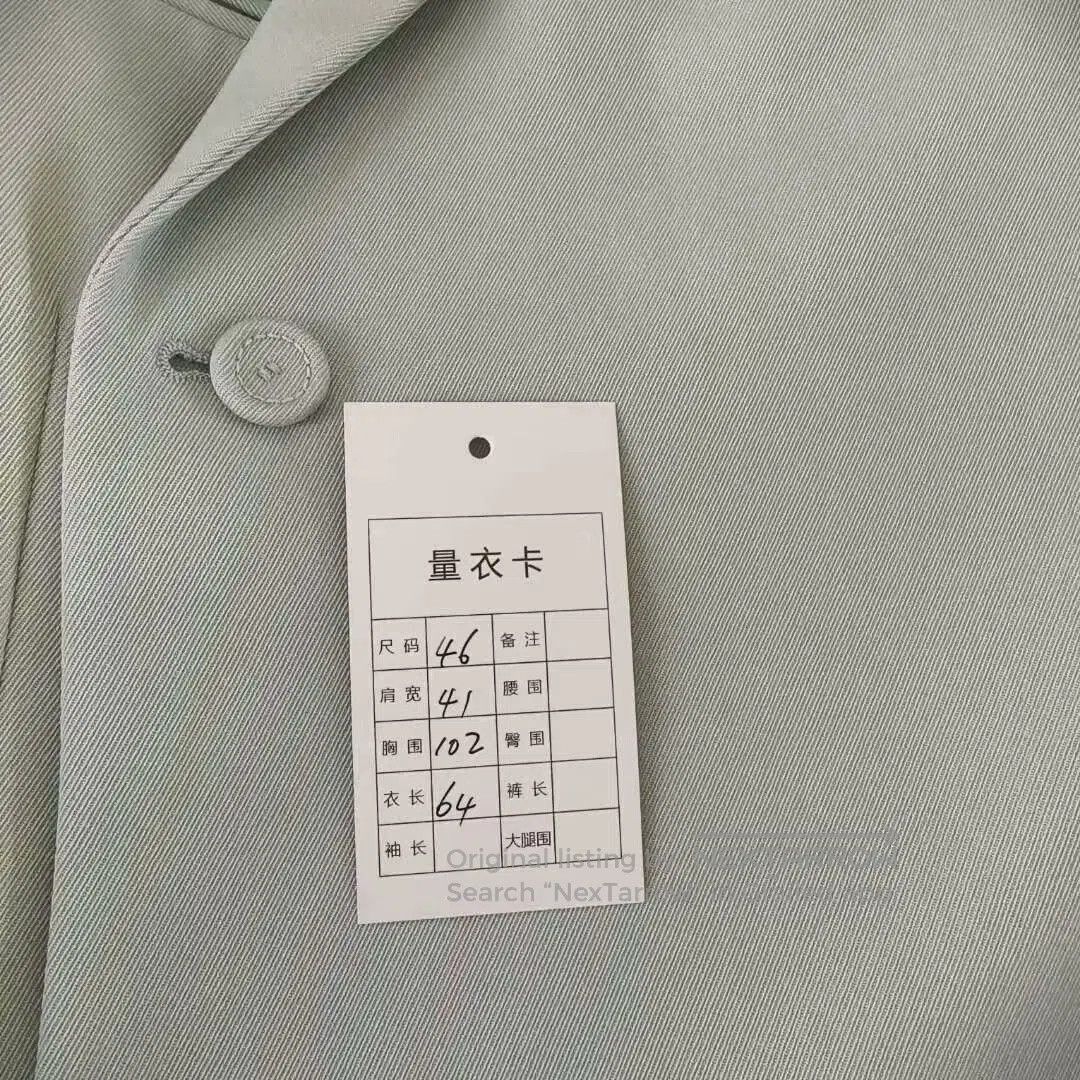 Dior Dior Qblique Mint Wool Suit Jacket for Men. Size US M / EU 48-50 / 2 - 5 Thumbnail