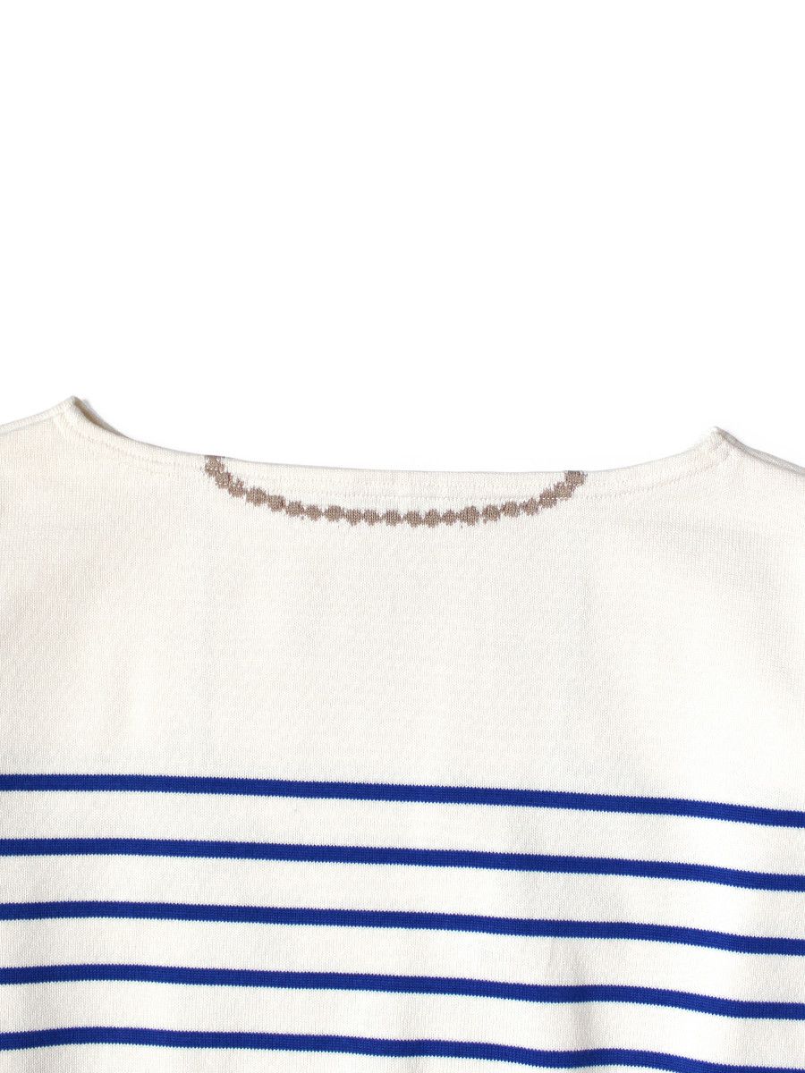 Kapital KAPITAL 12G Knit Boat Neck Sweatshirt Santo Domingo Necklace Size US L / EU 52-54 / 3 - 6 Thumbnail