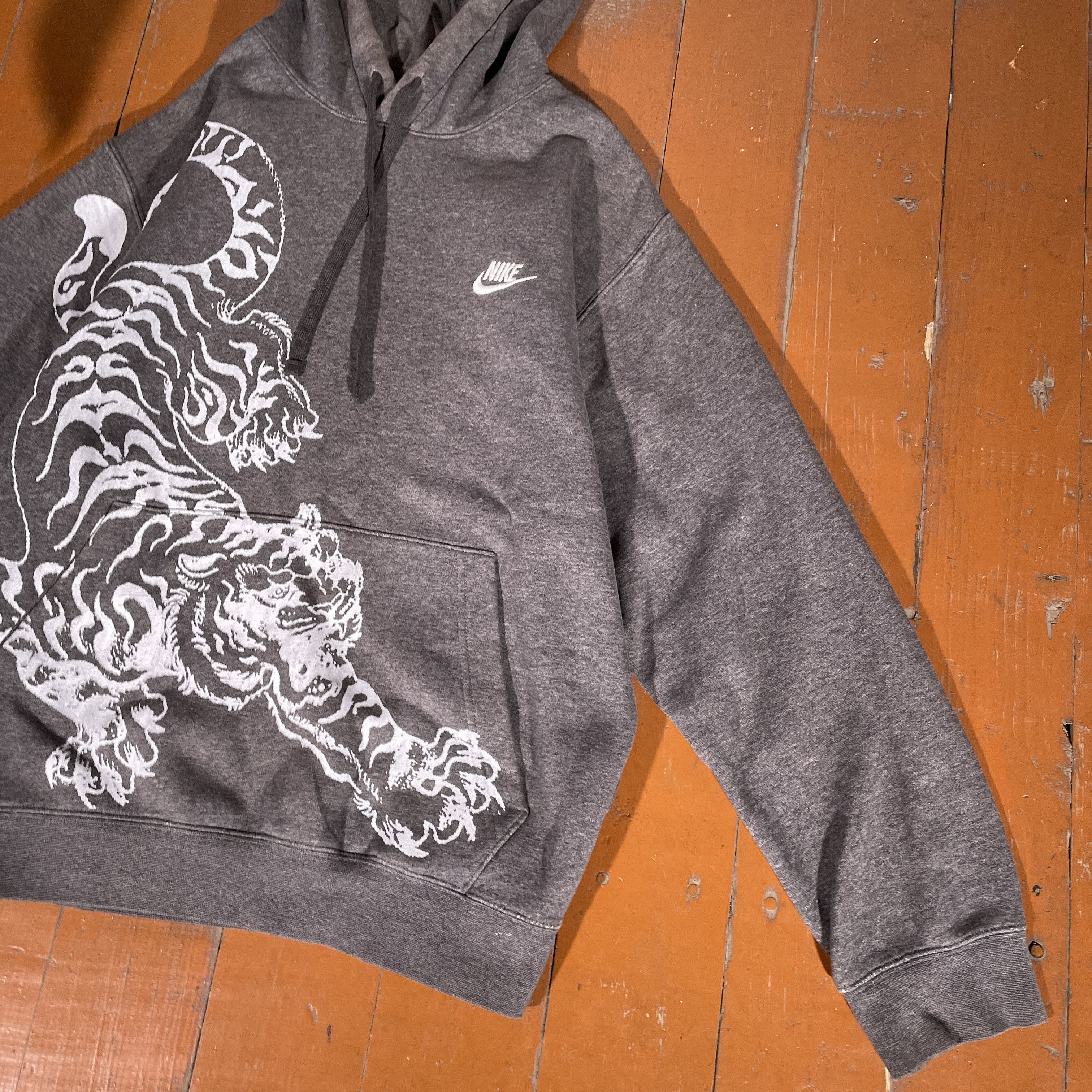 Nike Custom Nike Hoodie Tiger streetwear art grunge opium y2k Size US L / EU 52-54 / 3 - 4 Thumbnail