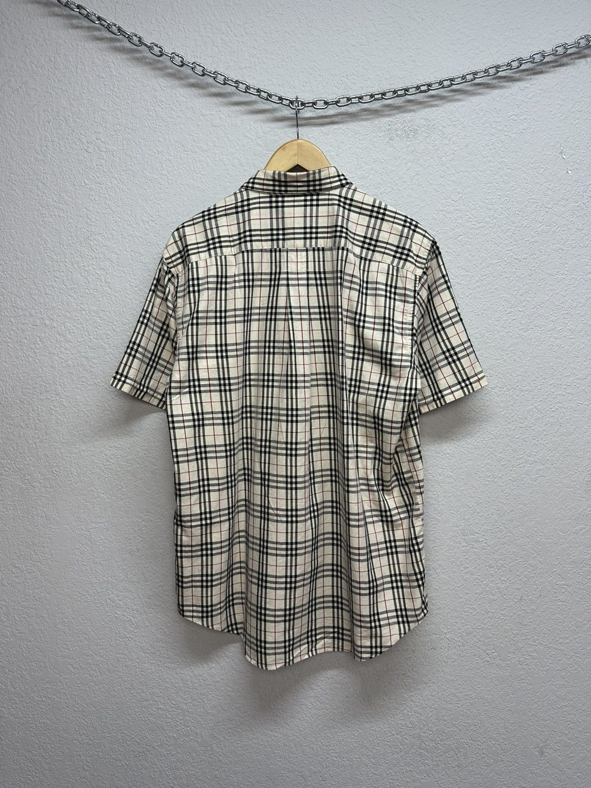 Burberry Vintage Burberry Nova Check Button Up Shirt Short Sleeve Y2K Size US L / EU 52-54 / 3 - 4 Thumbnail