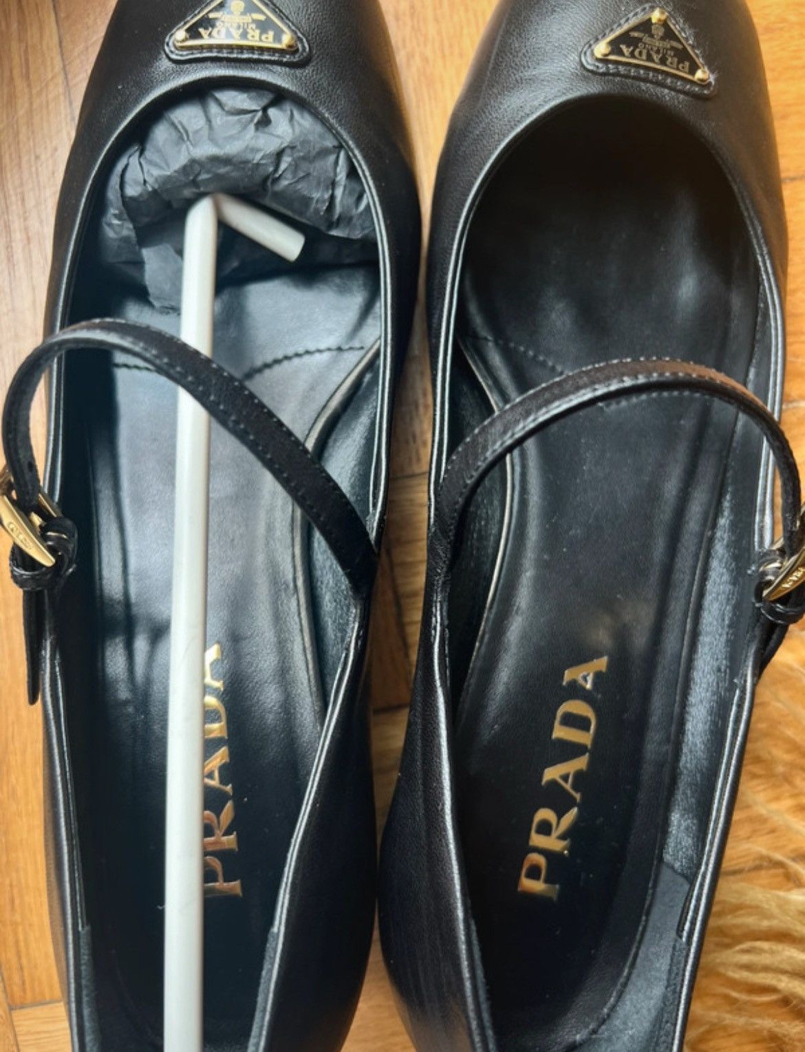 Prada PRADA Mary Jane leather pumps Size US 9.5 / IT 39.5 - 6 Thumbnail