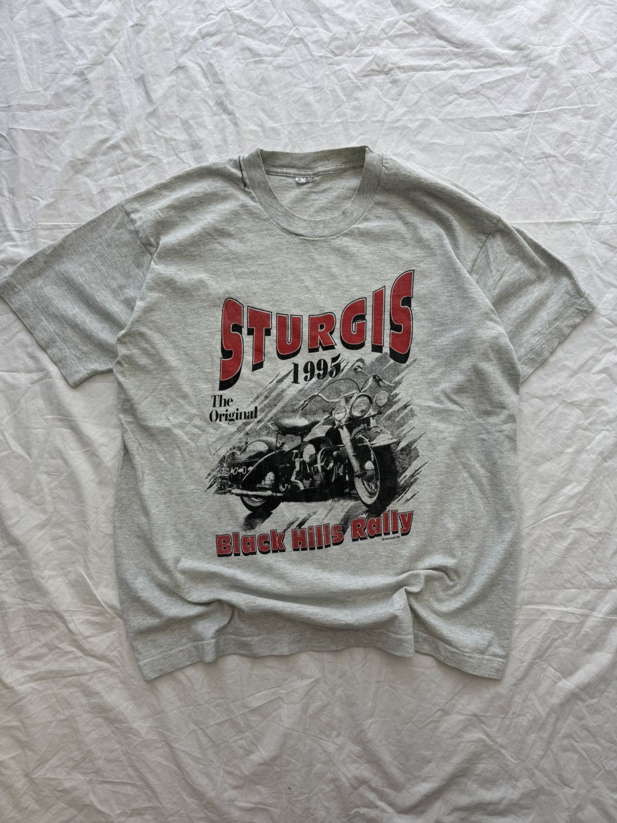Harley Davidson Vintage 90s Harley Style Sturgis Black Hill Rally Tee Size US XL / EU 56 / 4 - 2 Thumbnail